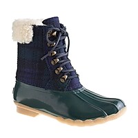 Sperry Top Sider for J Crew flannel shearwater boots