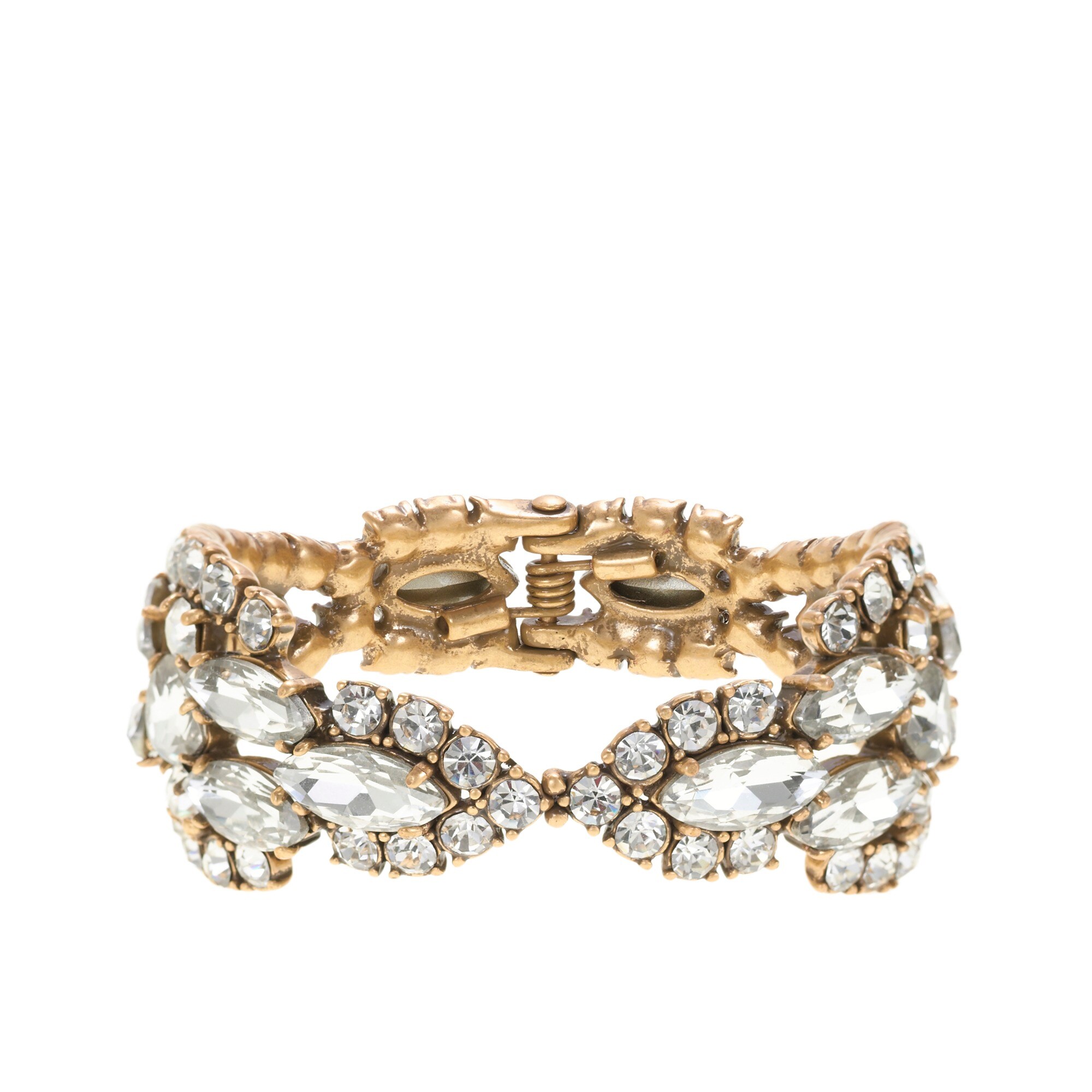 Crystal icicle bracelet J.Crew
