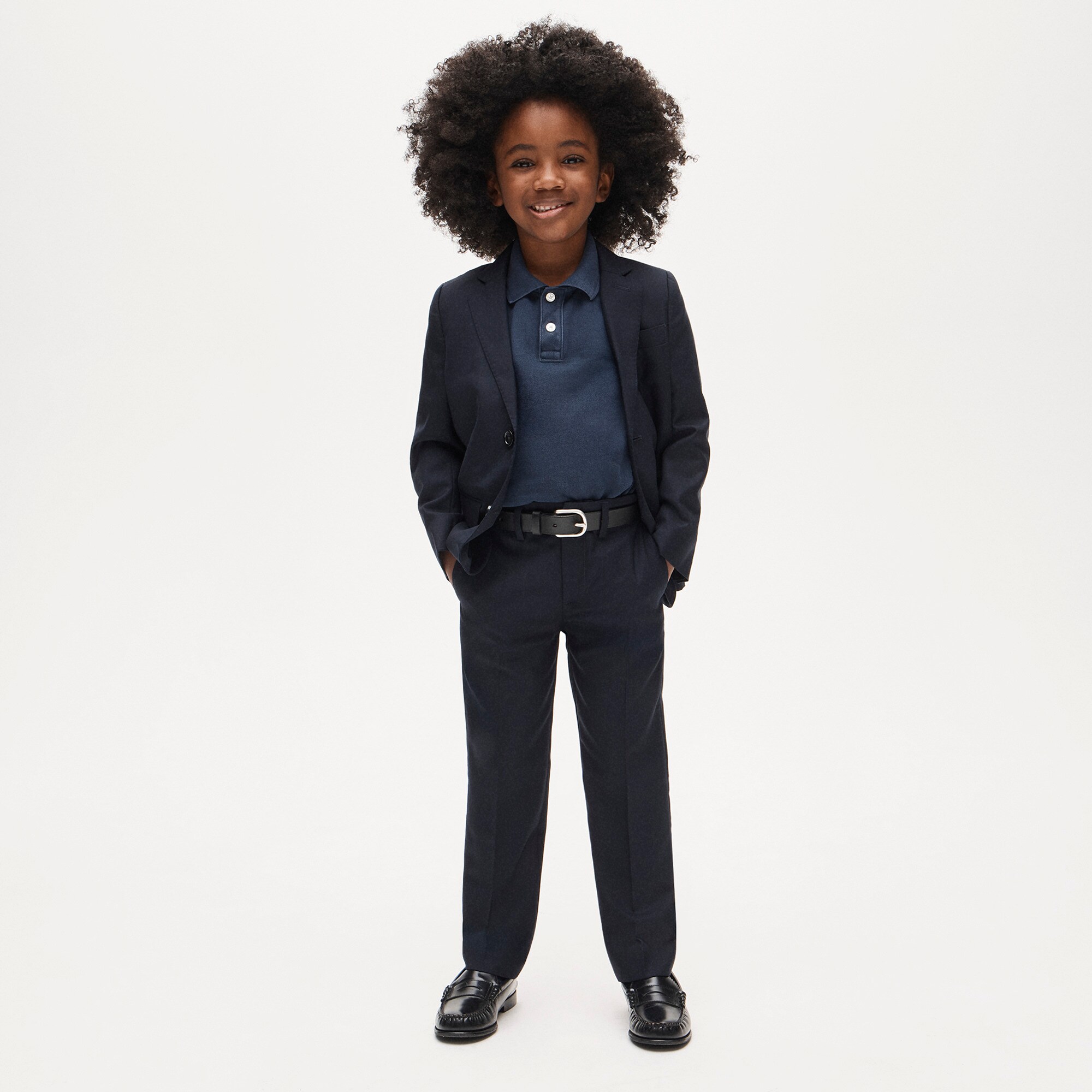 Boys' slim Ludlow suit pant in Italian wool