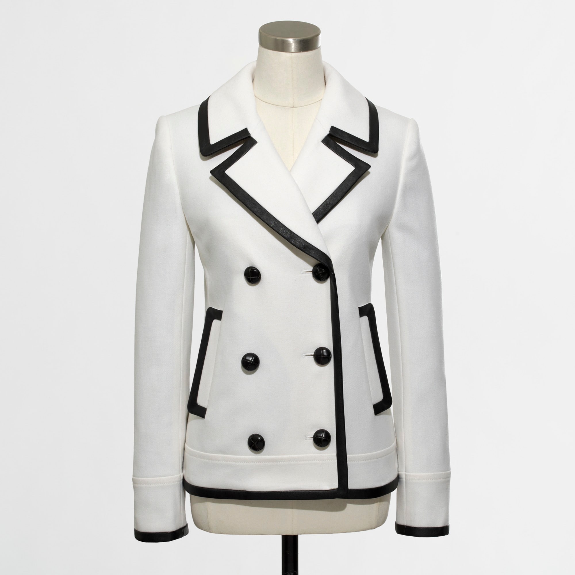 Factory tipped peacoat