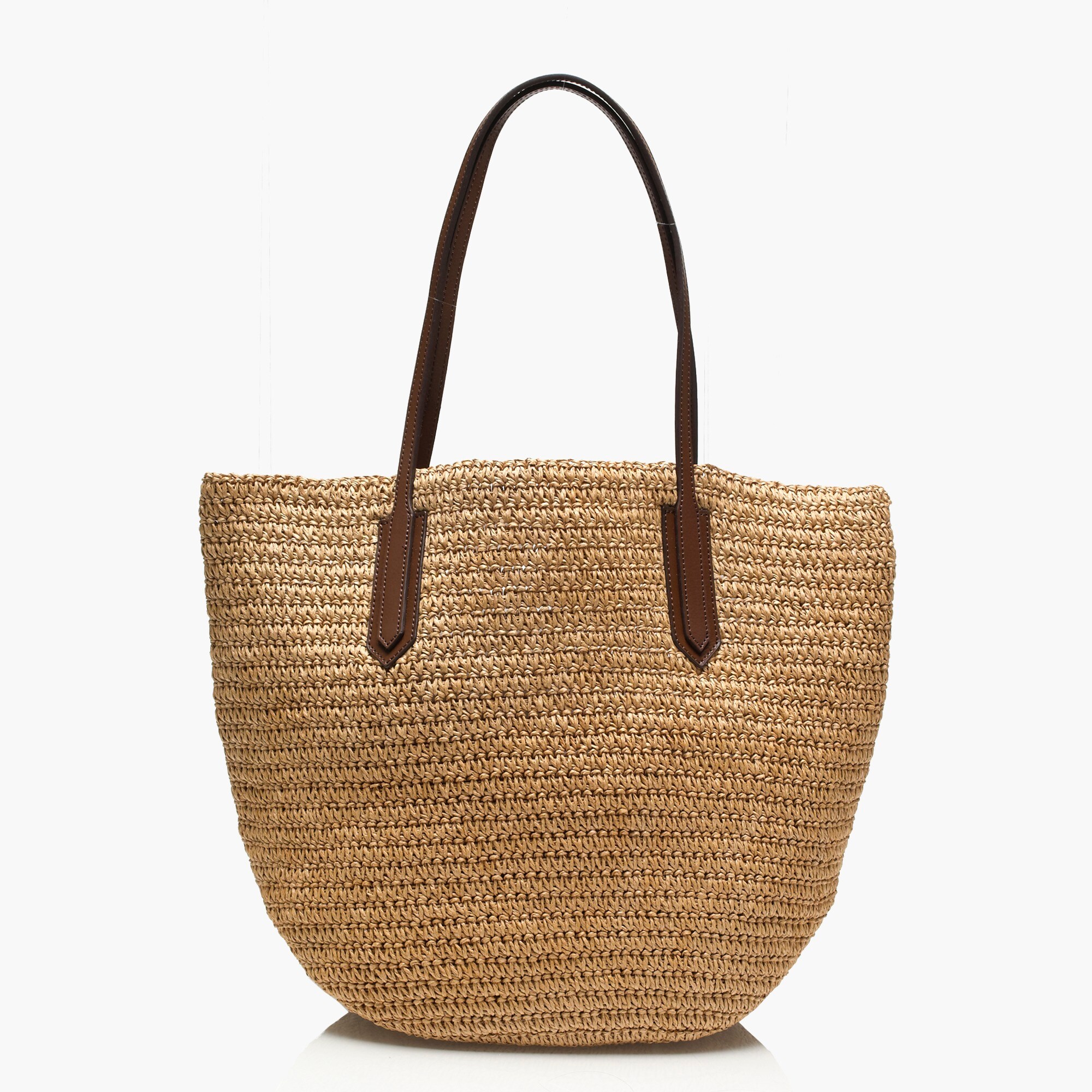 Straw market bag on sale