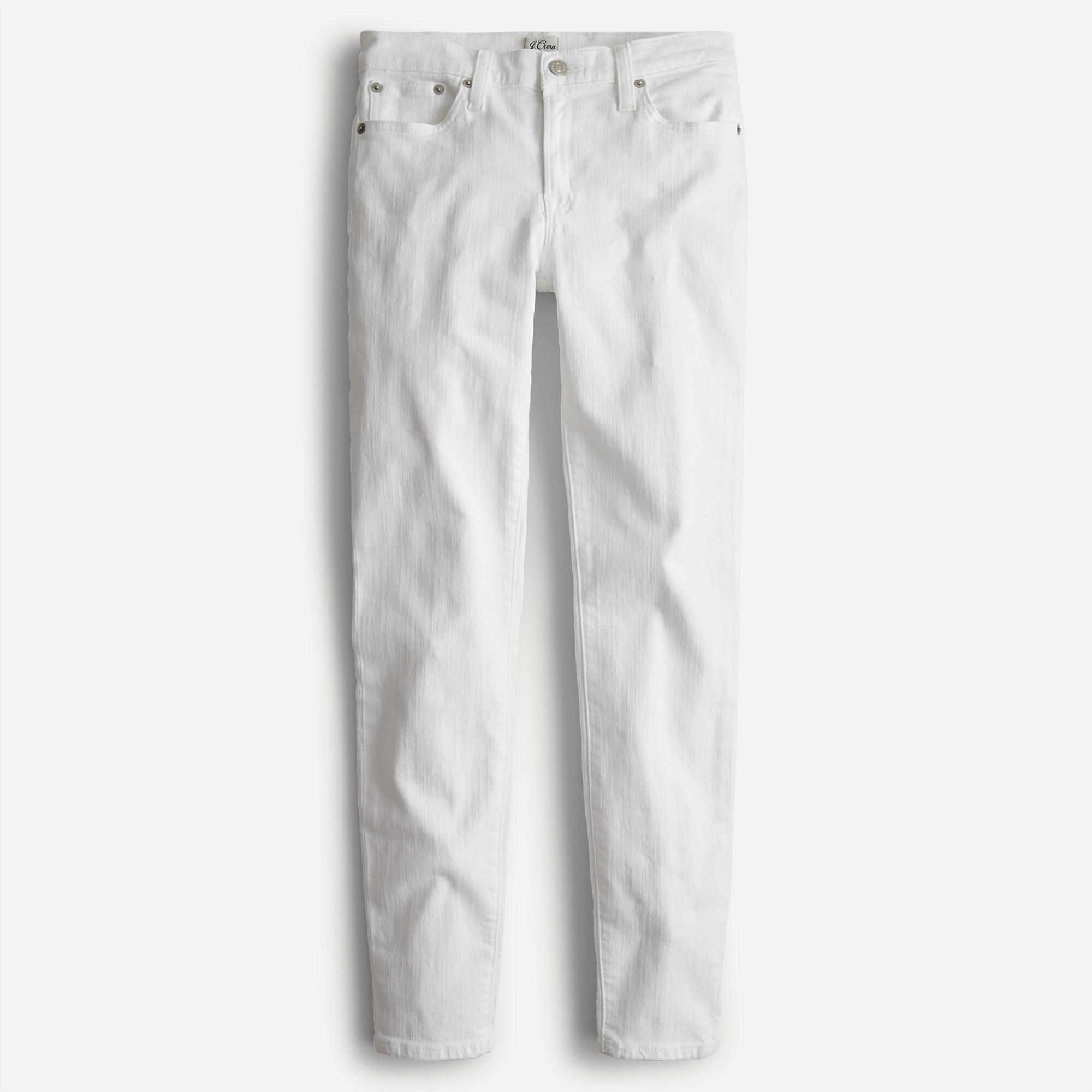  8" toothpick jean in white