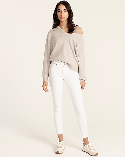 j.crew: 8" toothpick jean in white for women