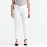 Petite 8" toothpick jean in white