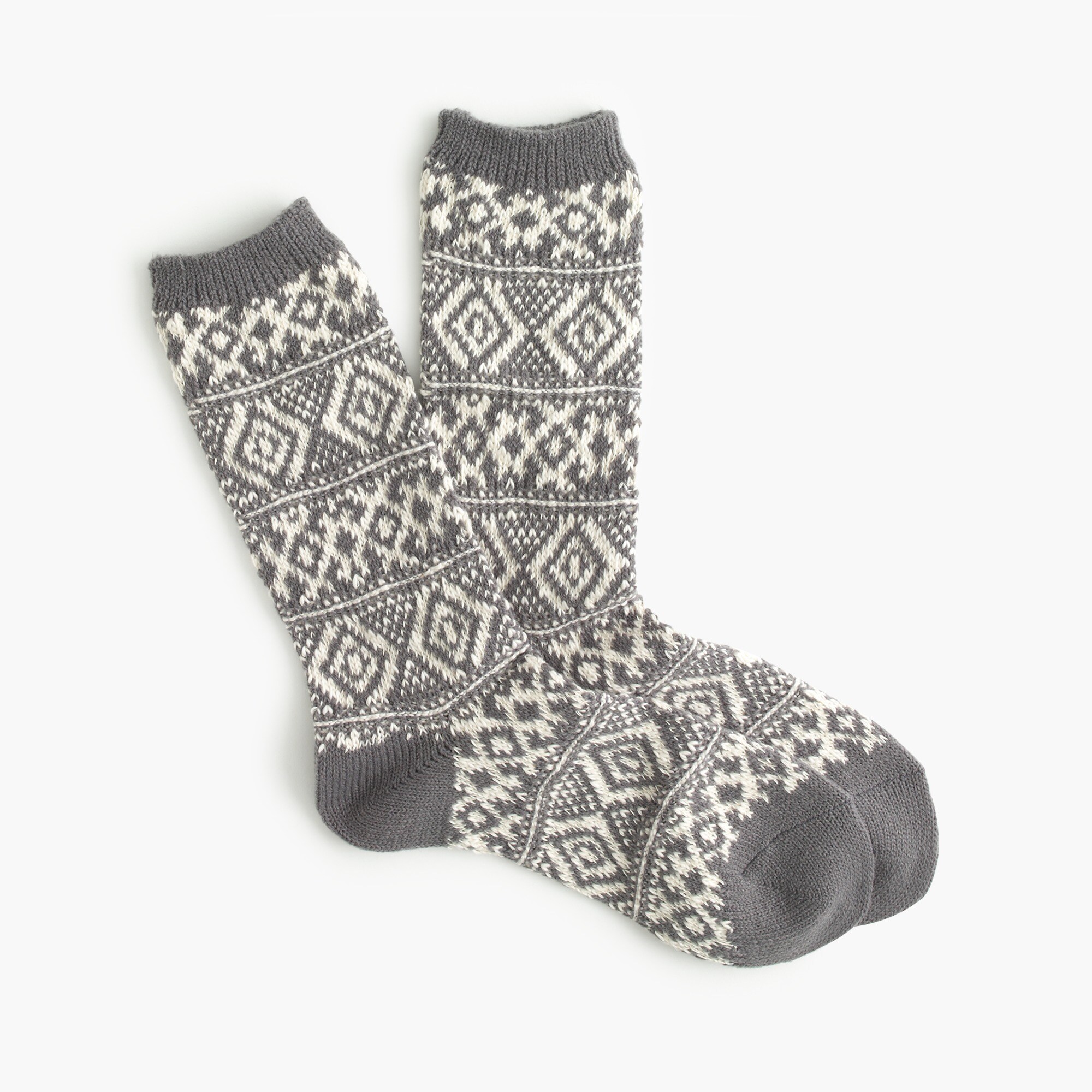 Fair Isle trouser socks