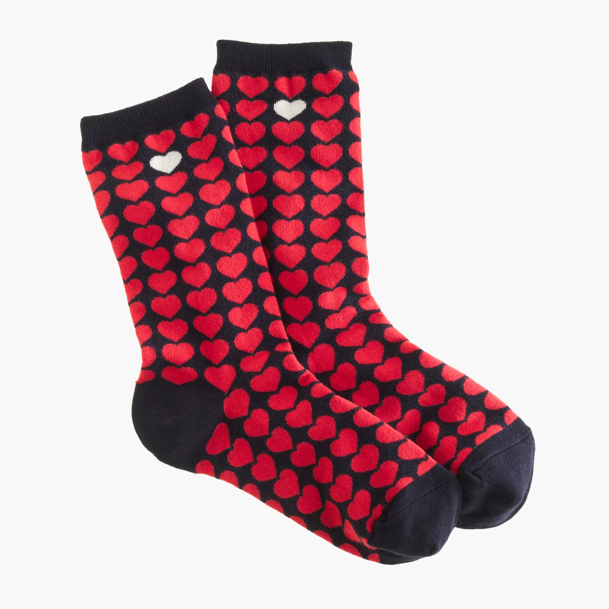 Heart socks J.Crew