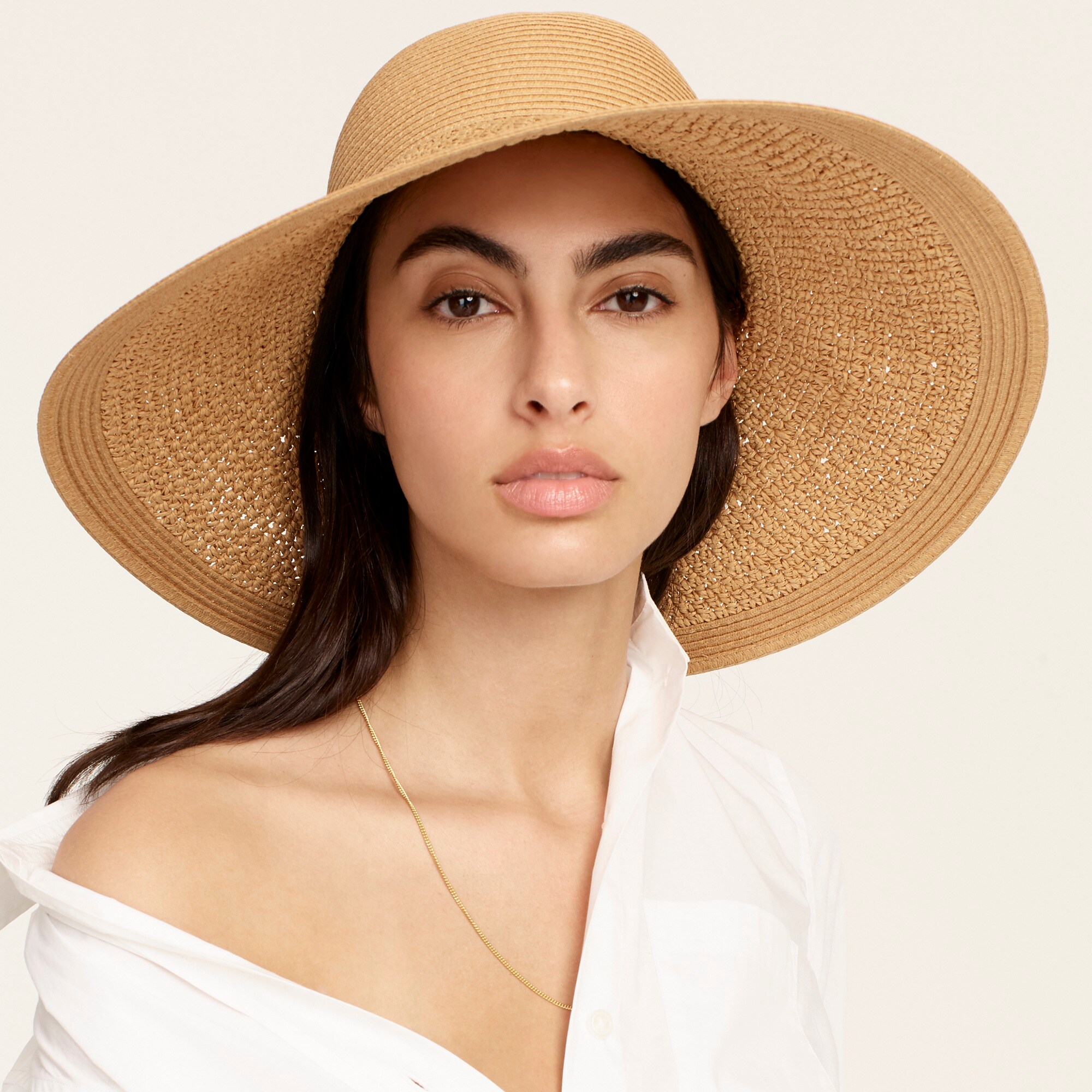 J.Crew Textured Summer Straw Hat For Women