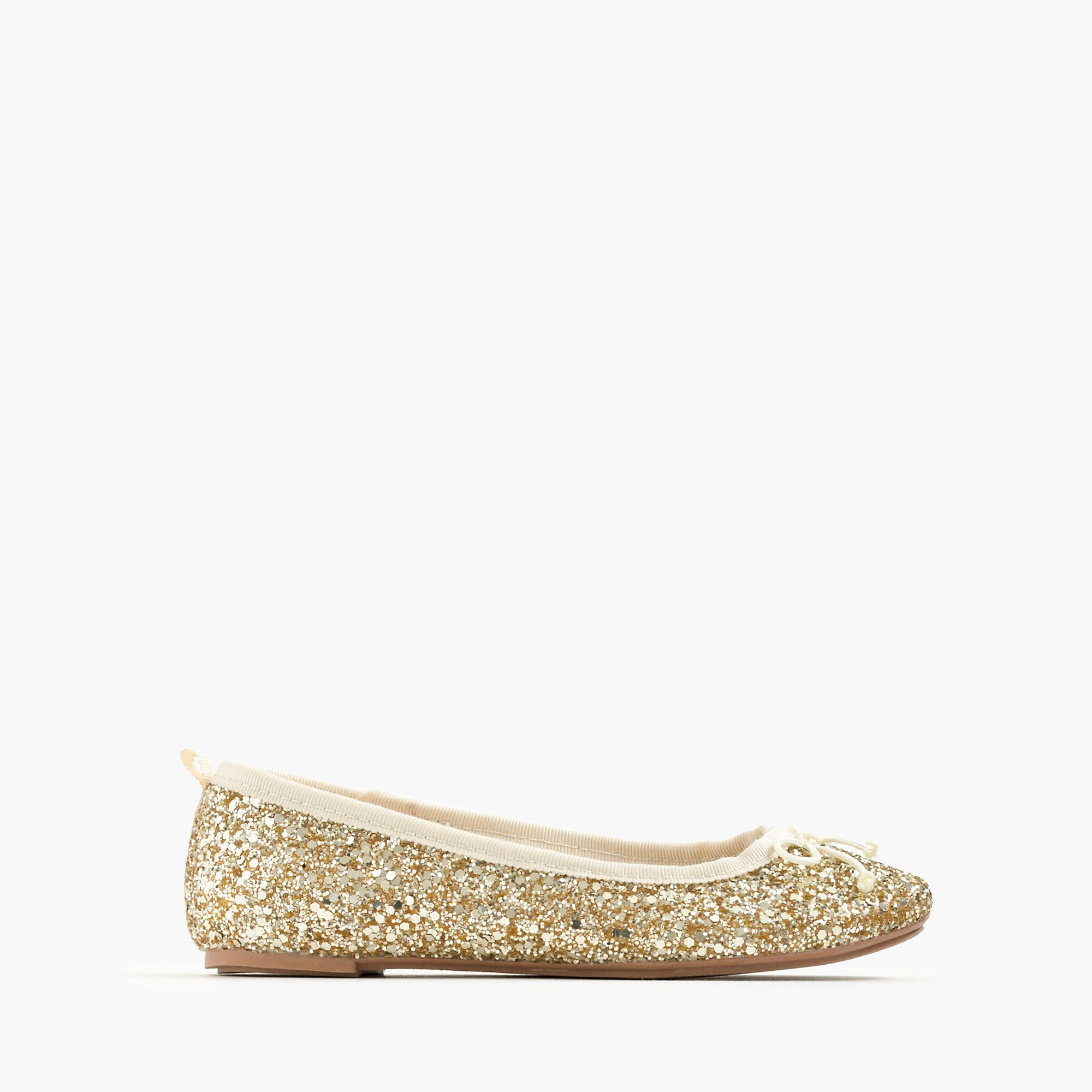 girls glitter ballet flats