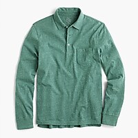 Men's Broken-In Long-Sleeve Pocket Polo Shirt - Men's Knits | J.Crew