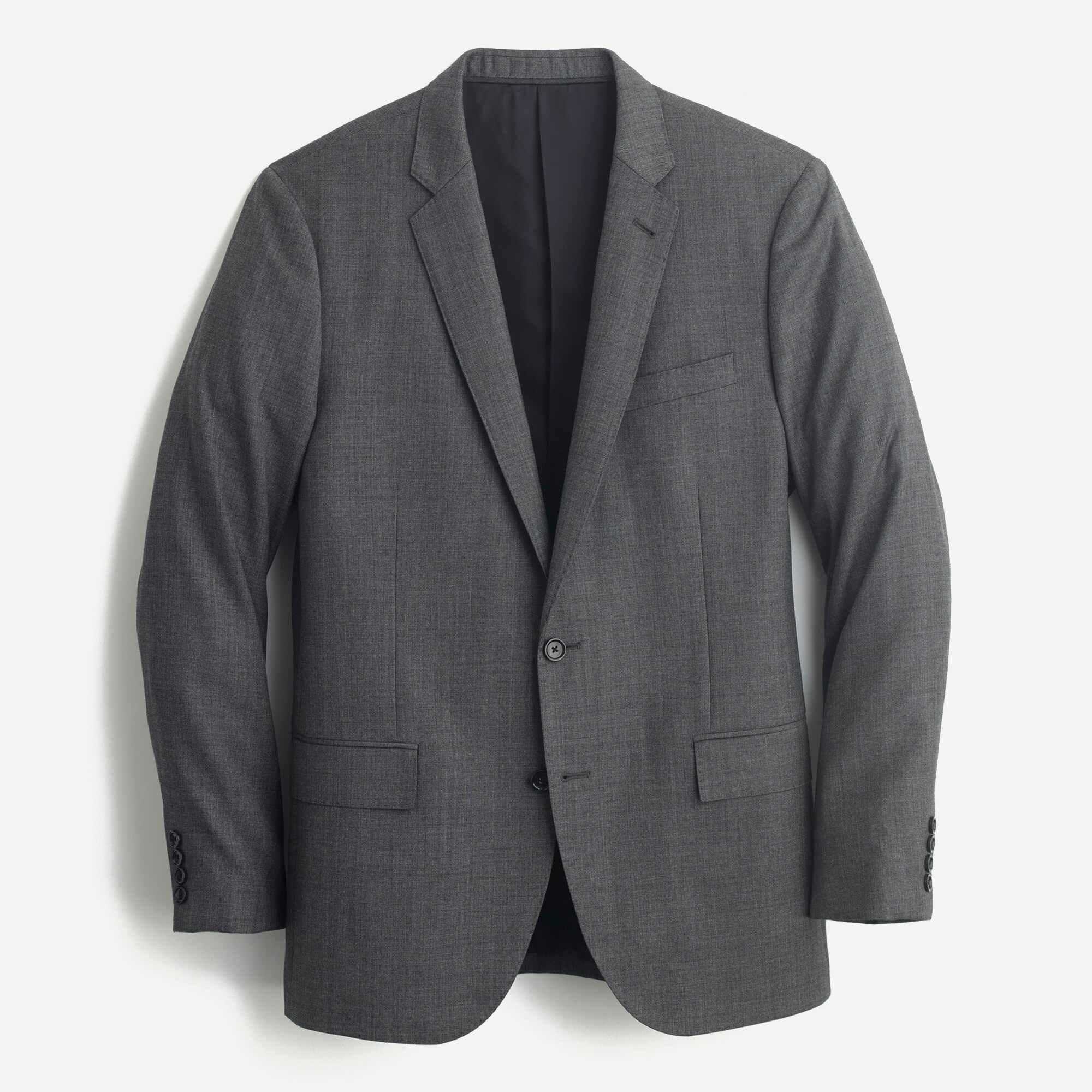 Ludlow Slim-fit suit jacket with double vent in Italian worsted wool