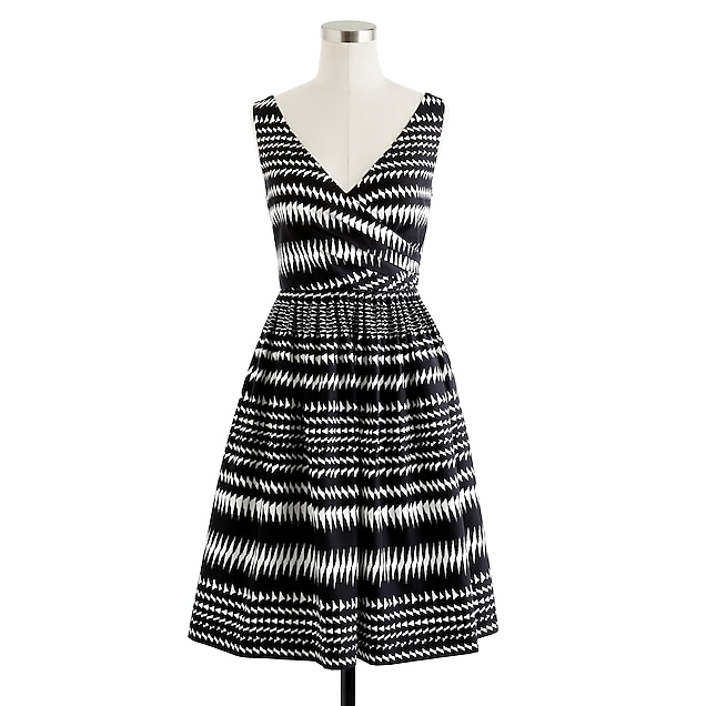 Abstract stripe dress : | J.Crew