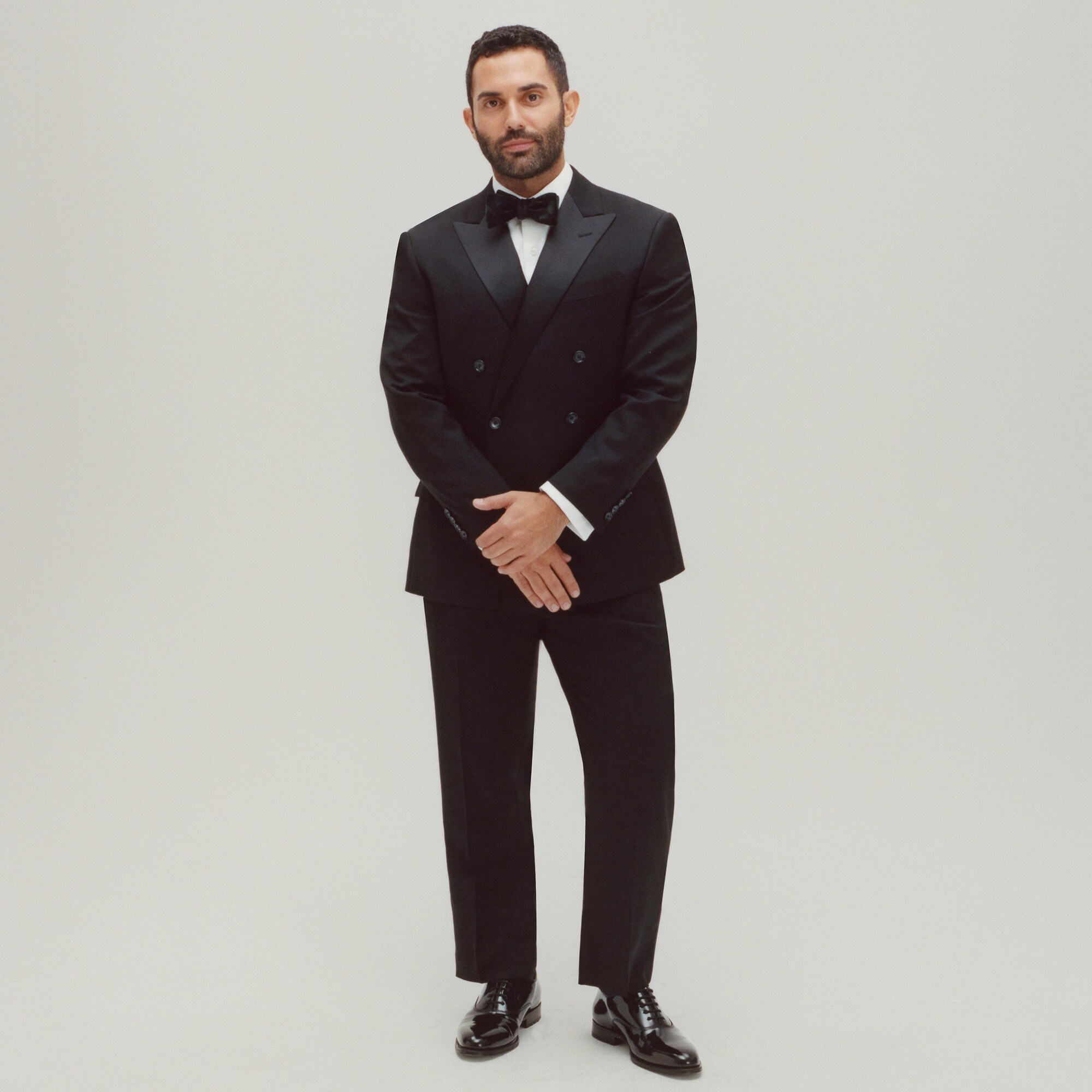 Ludlow Slim-fit tuxedo pant in Italian wool