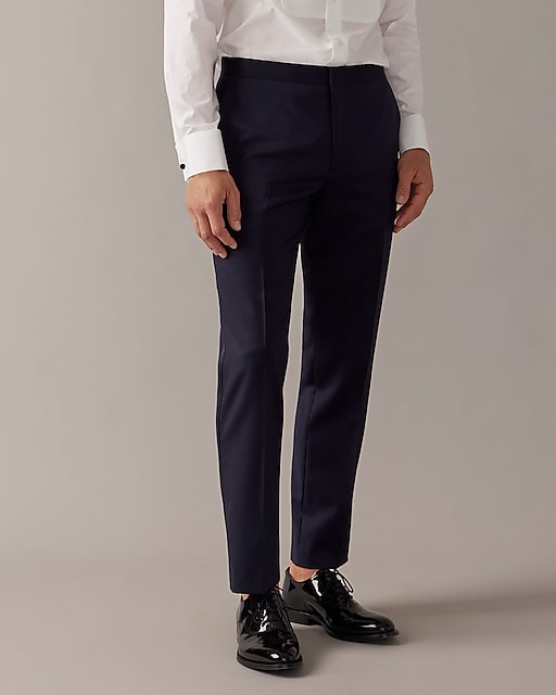 mens Ludlow Slim-fit tuxedo pant in Italian wool