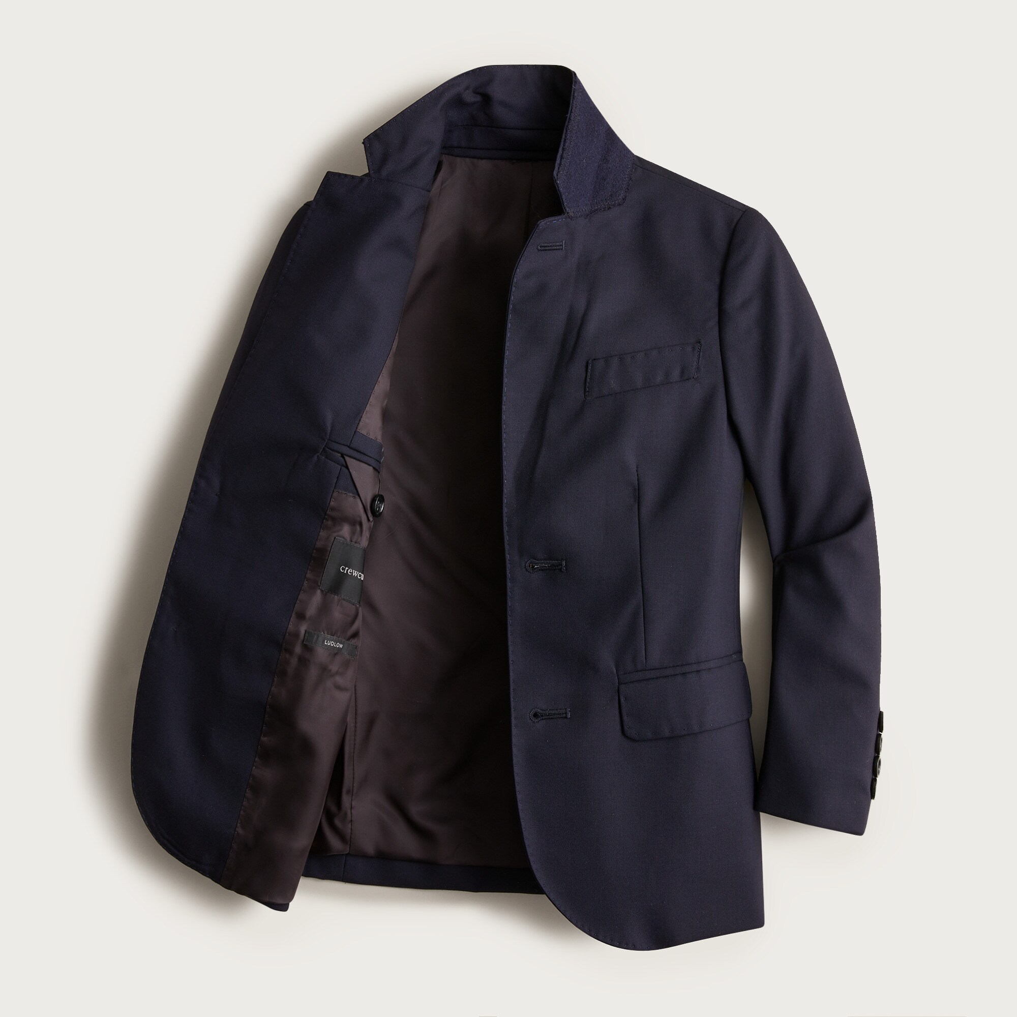 Boys' Ludlow suit jacket in Italian wool