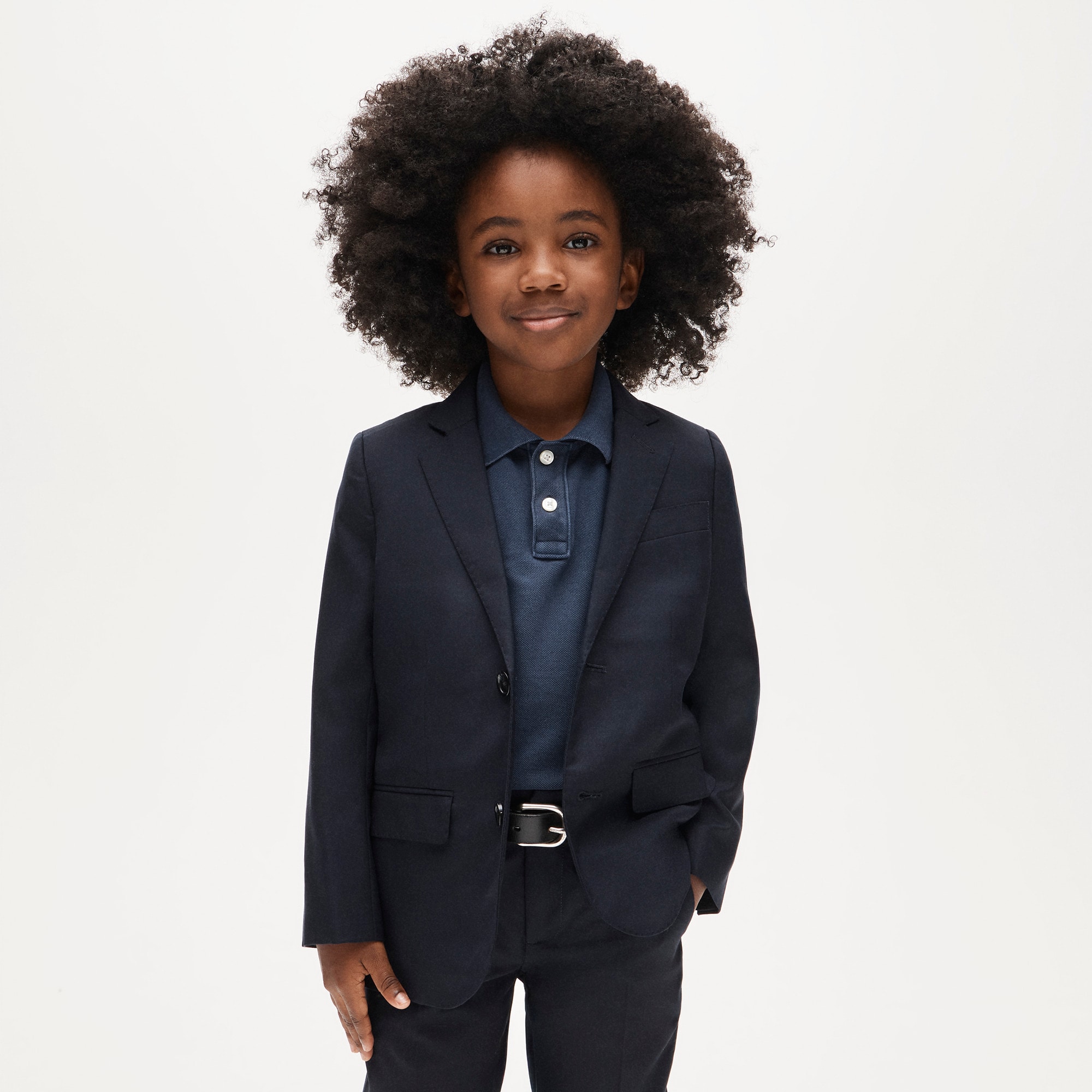 Boys' Ludlow suit jacket in Italian wool