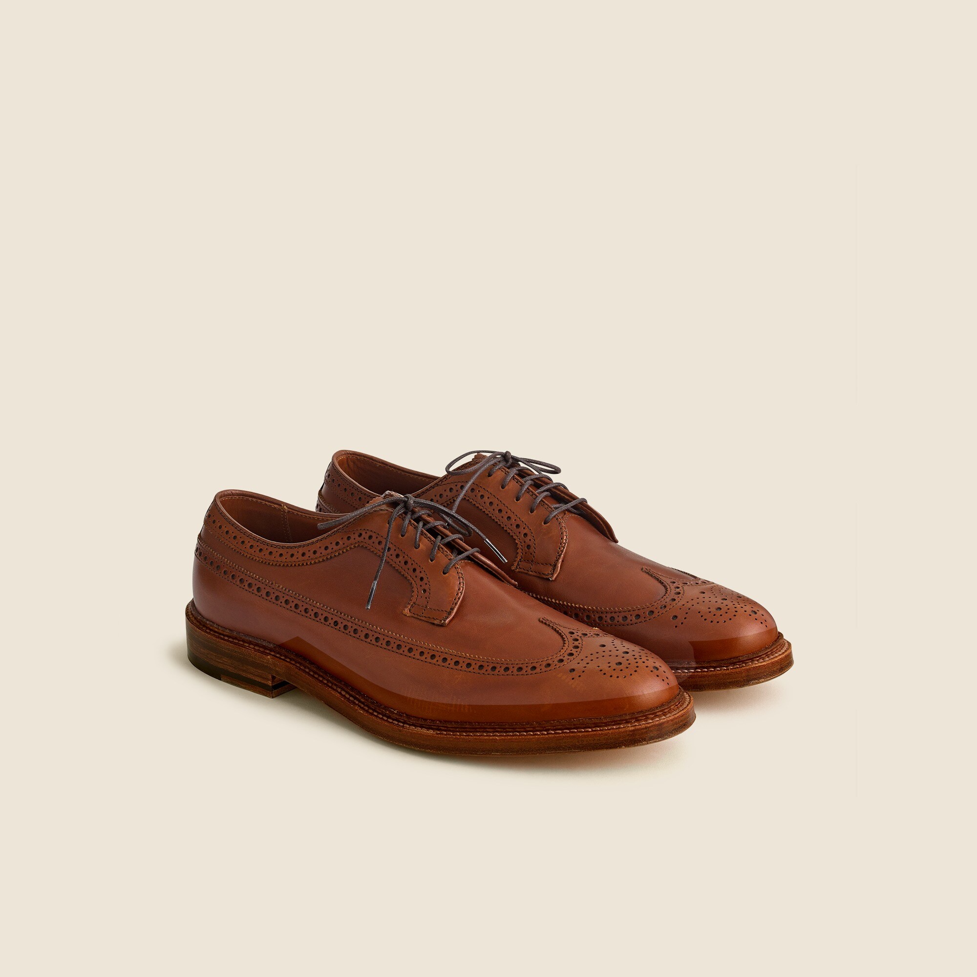 Alden® for J.Crew longwing bluchers in tobacco