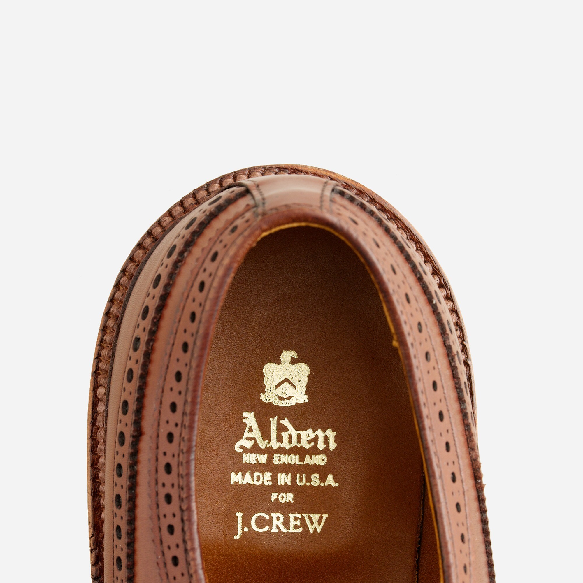 Alden® For J.Crew Longwing Bluchers In Tobacco For Men | J.Crew