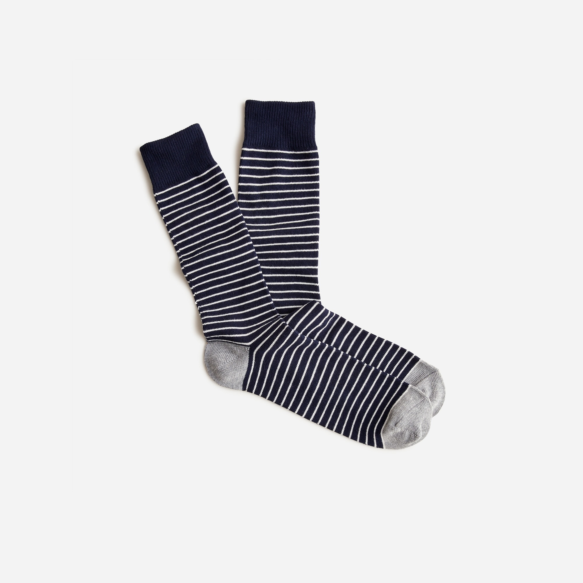 mens Tipped microstriped socks