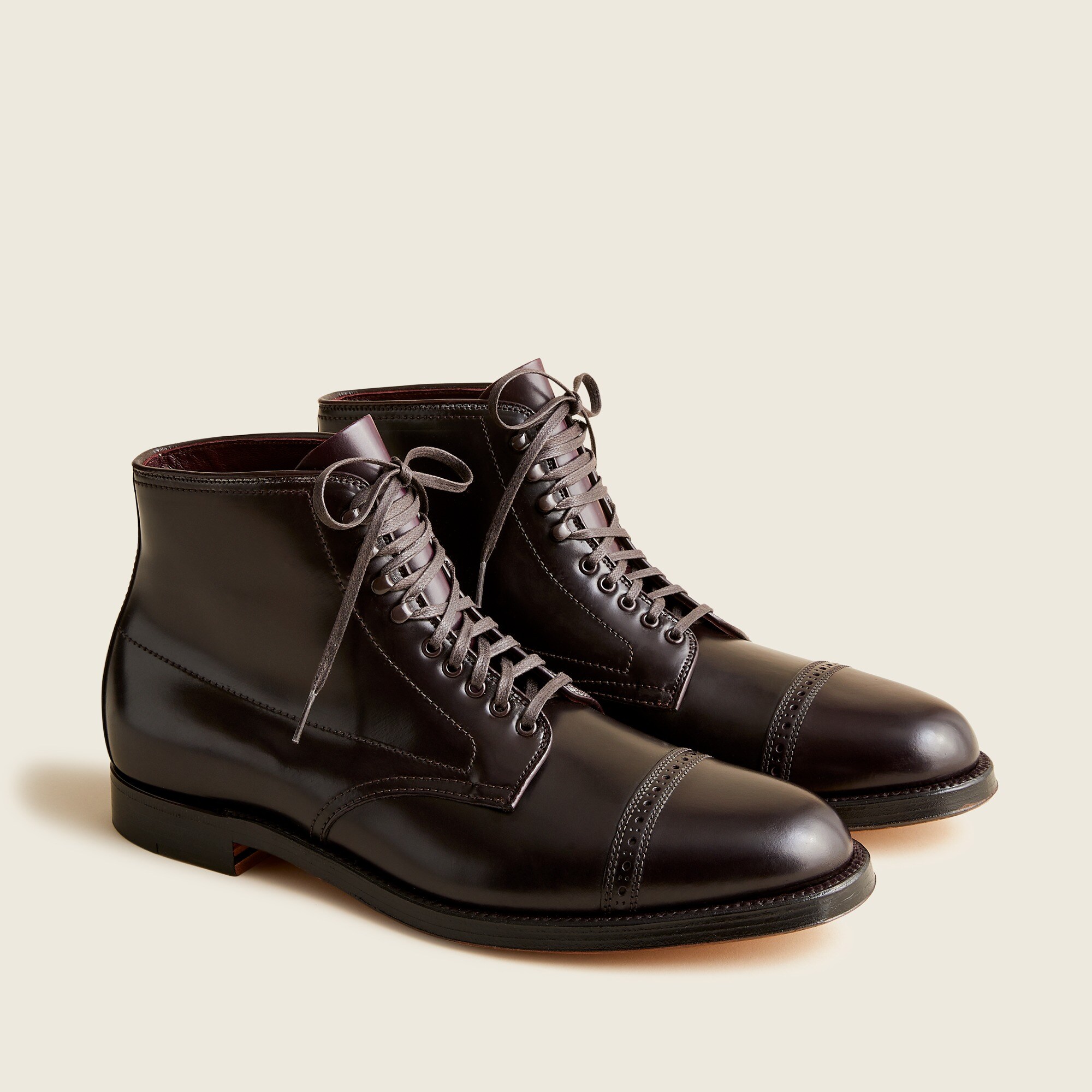 Alden® for J.Crew cap-toe cordovan boots