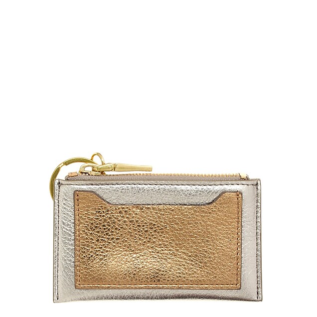 Leather coin purse : | J.Crew