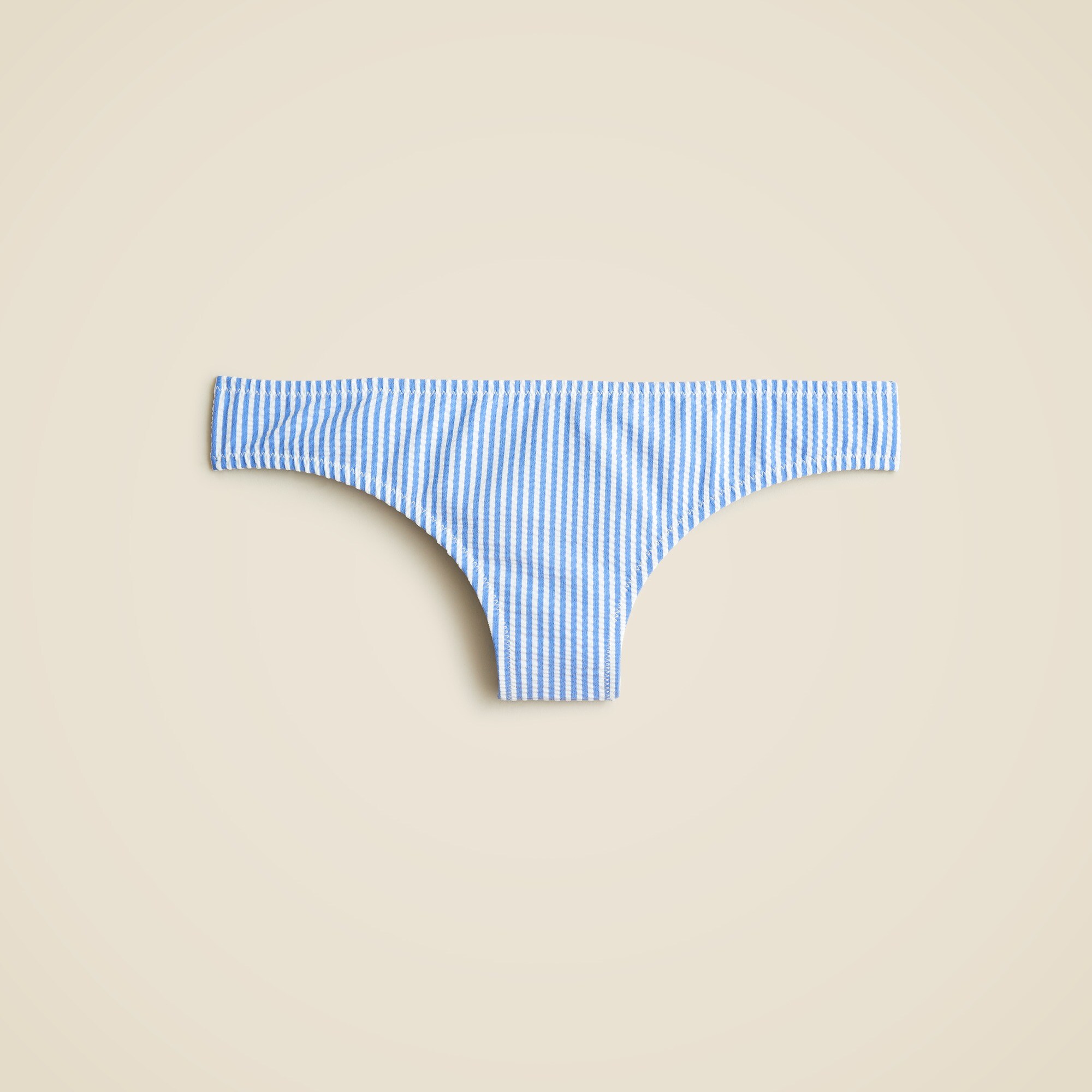 Seersucker bikini bottom