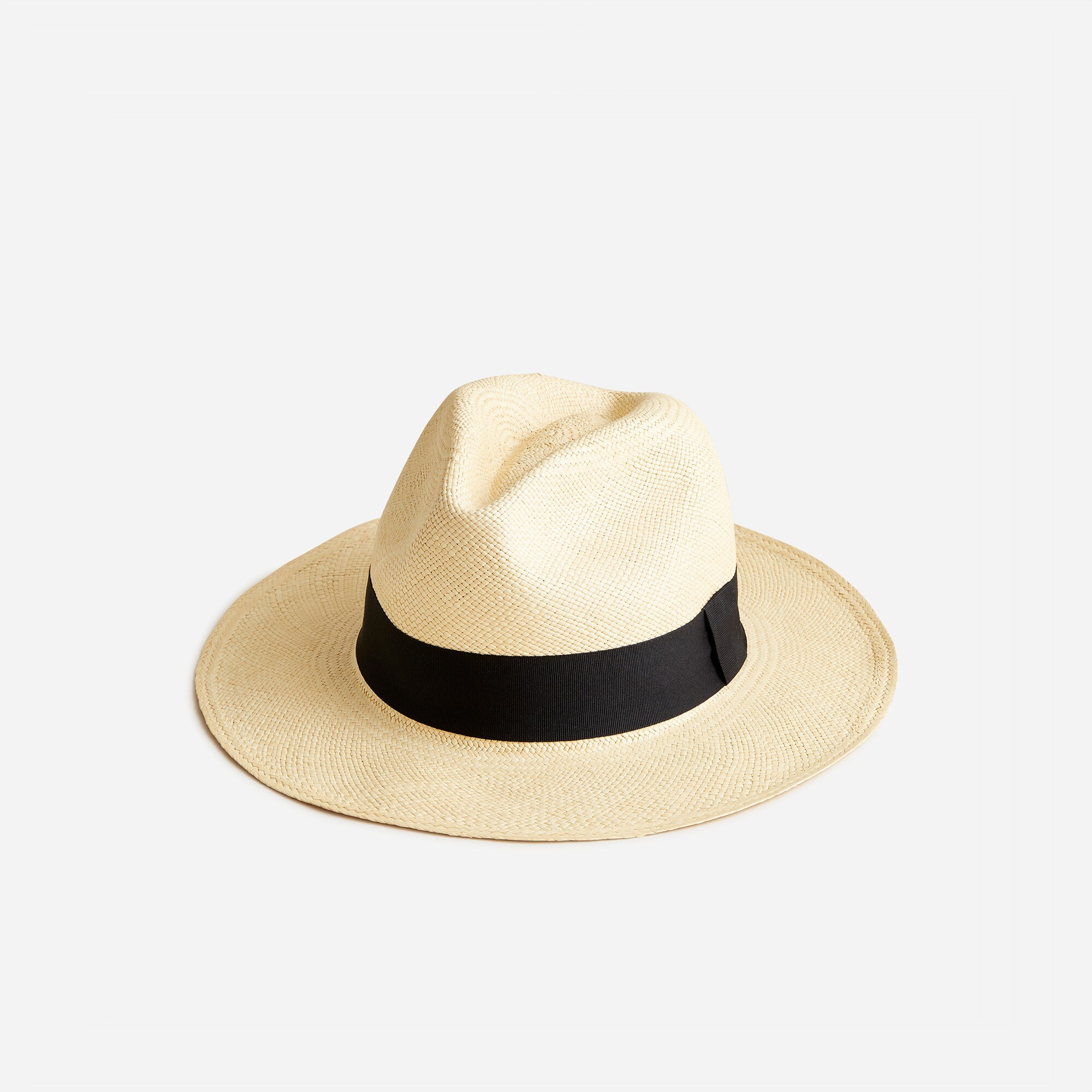 Straw Panama Hat in White for Women