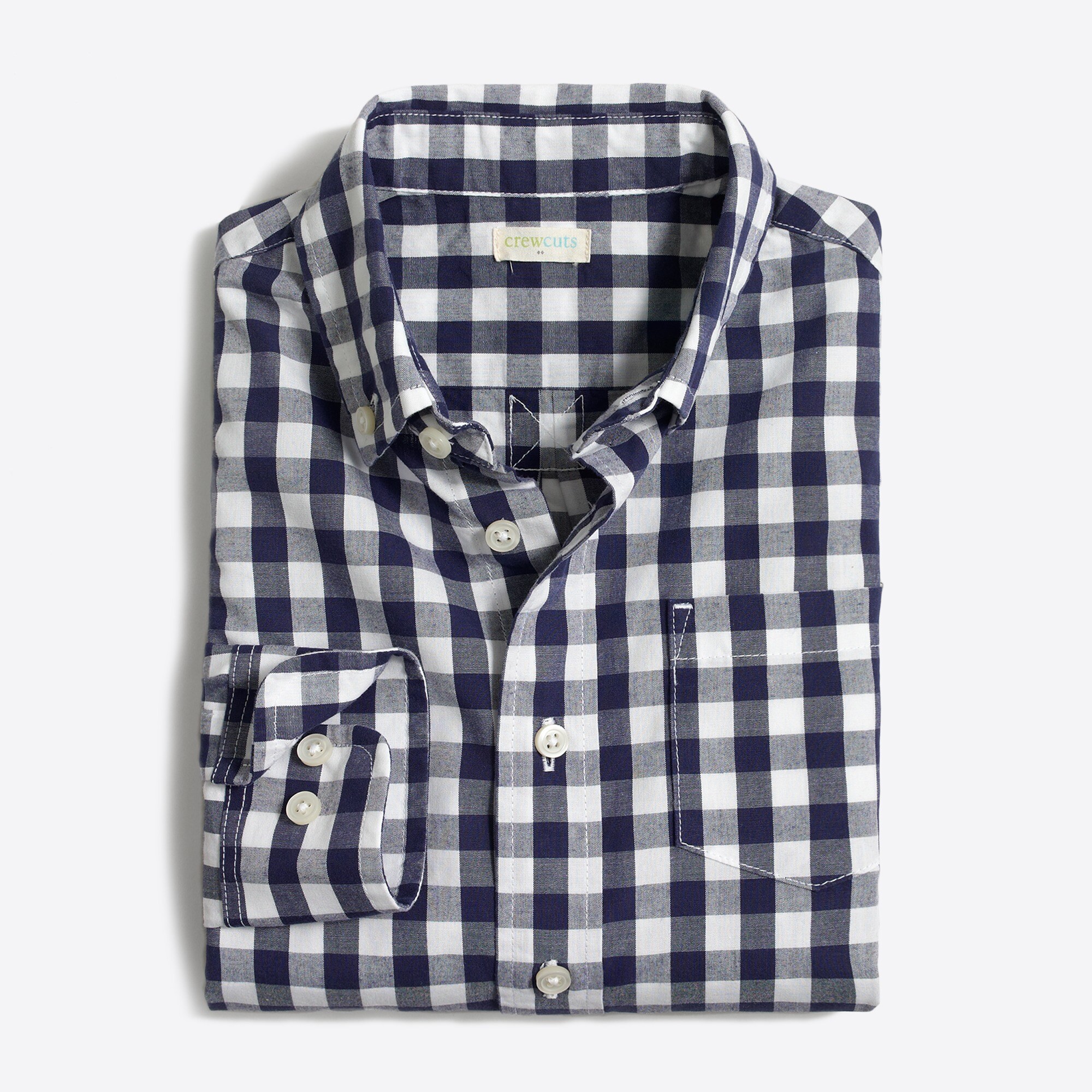 Boys' patterned washed shirt