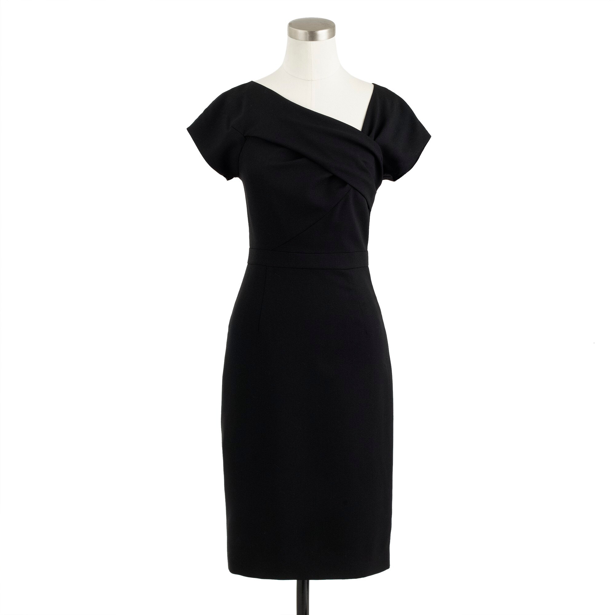 Jcrew Tall Origami Dress In Wool Crepe