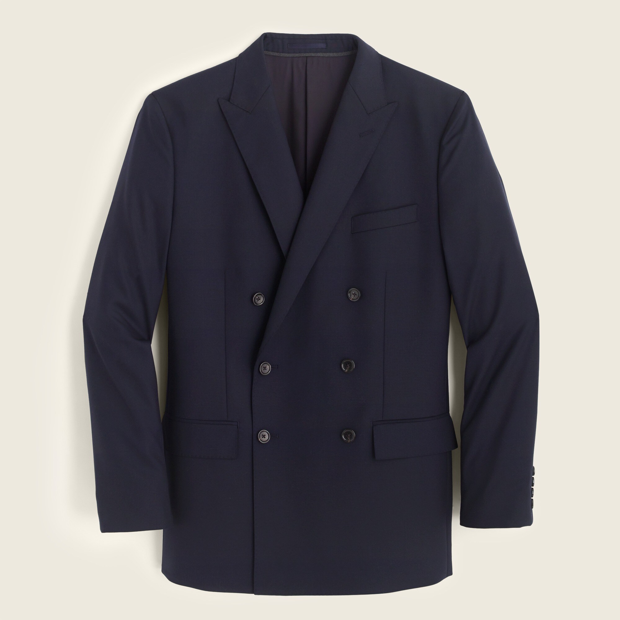 Ludlow Slim-fit double-breasted jacket in Italian wool