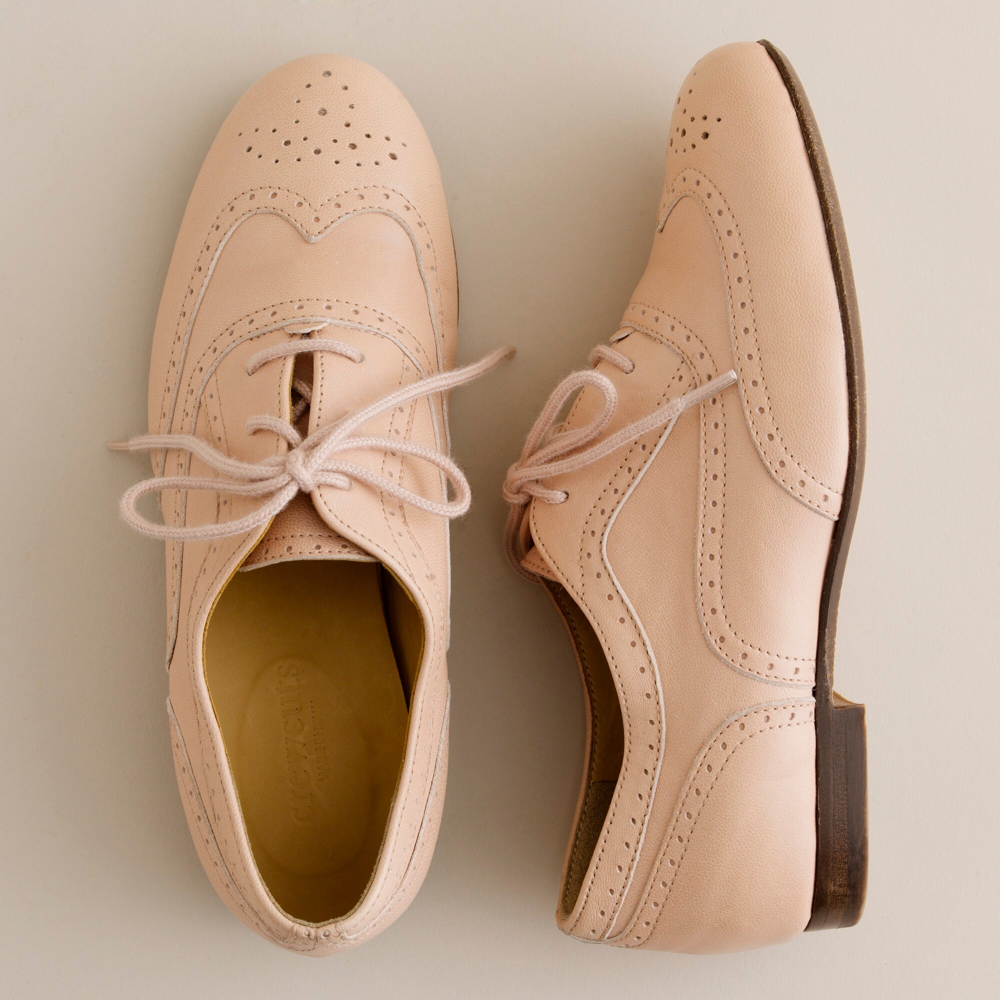 brogue ballet flats
