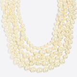 Multistrand pearl necklace