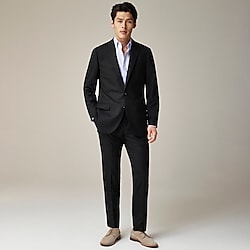 Ludlow Slim-fit suit jacket with double vent in Italian wool