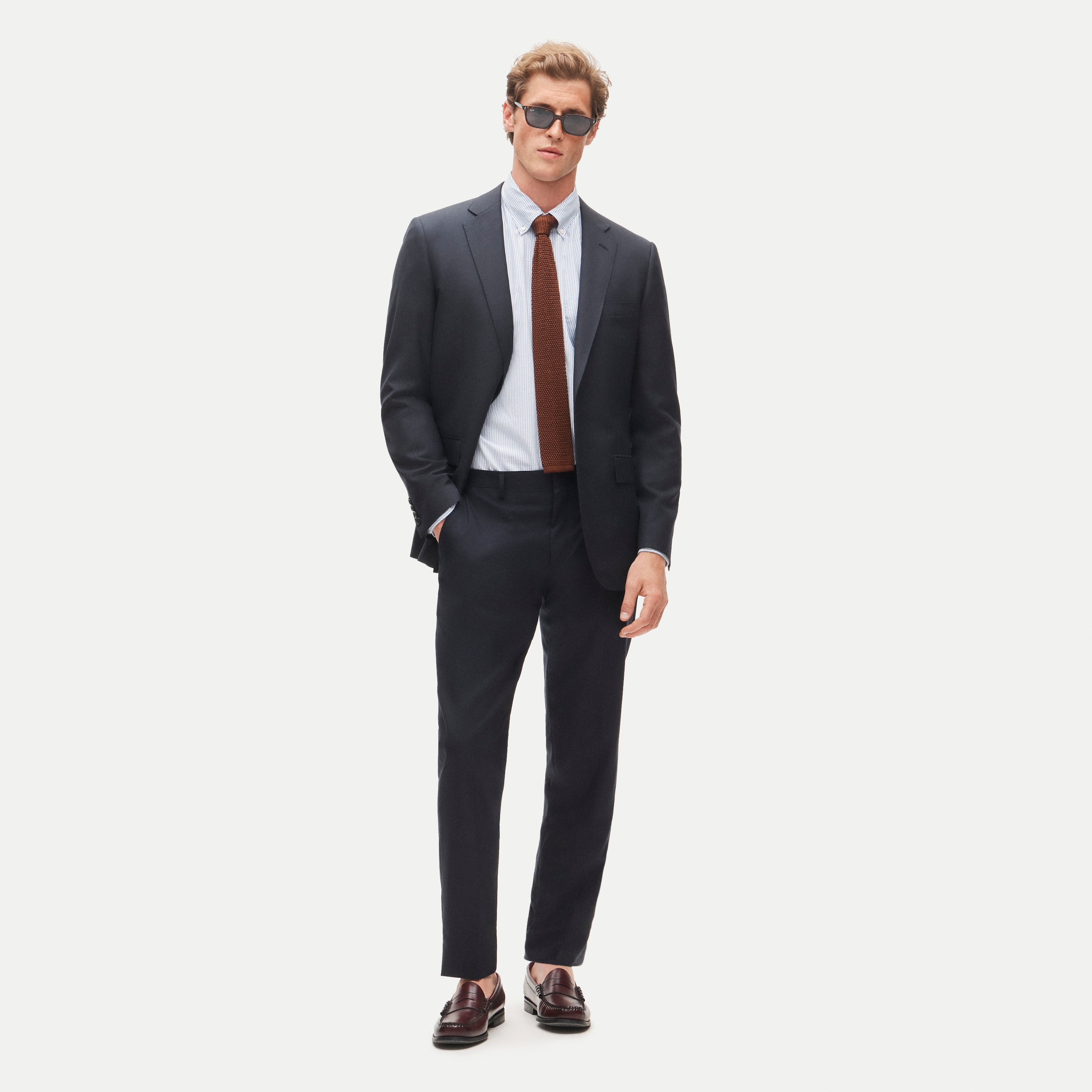 LUDLOW Myrna ブラック テーラードジャケット Ludlow Slim-fit Suit Jacket In Italian Wool For Men | J.Crew