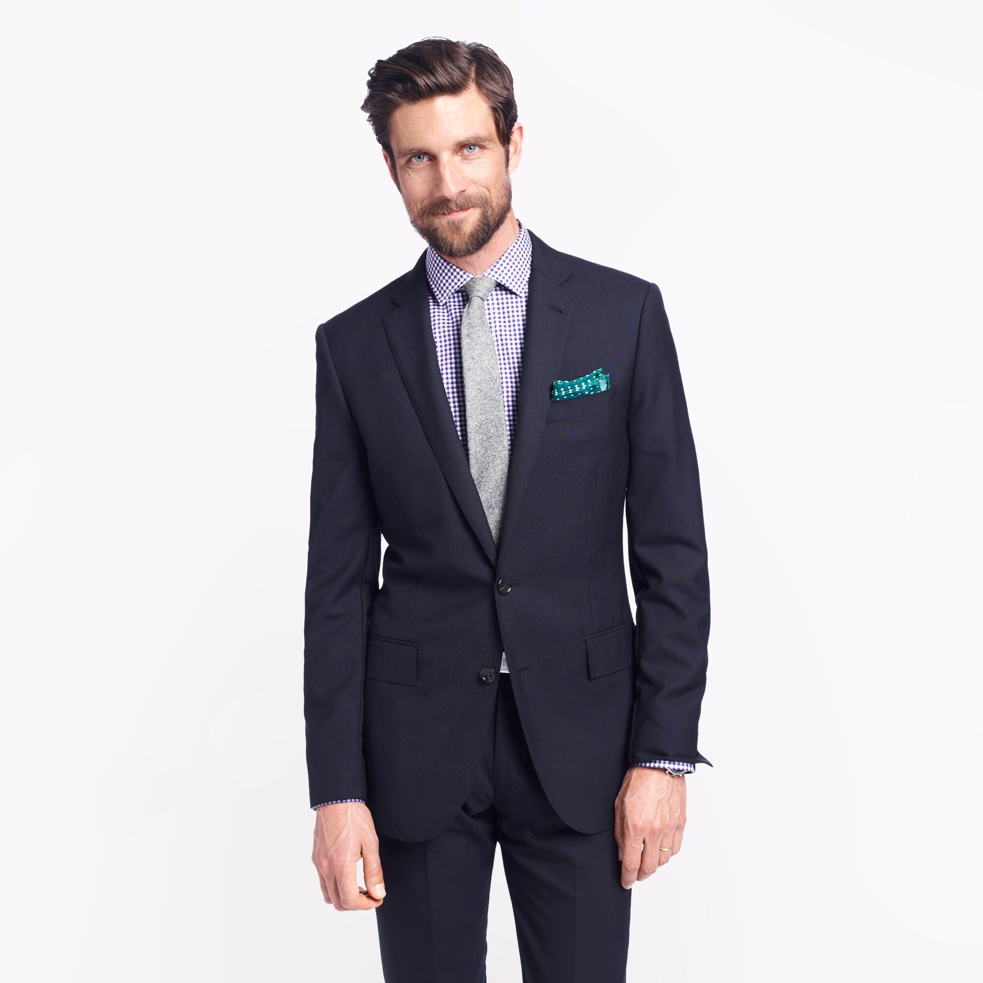 Ludlow Slim-fit suit jacket in Italian wool