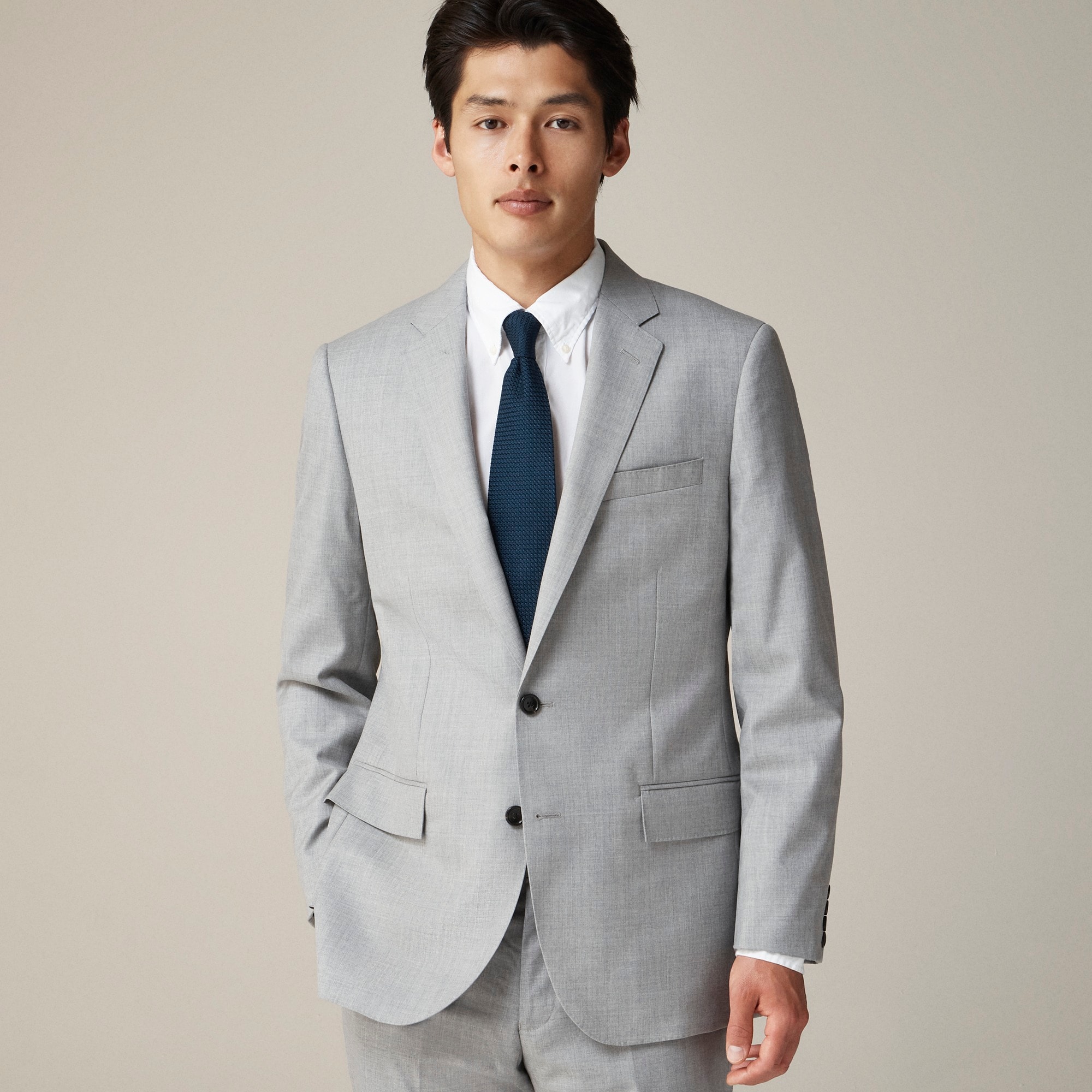 Ludlow Slim-fit suit jacket in Italian wool