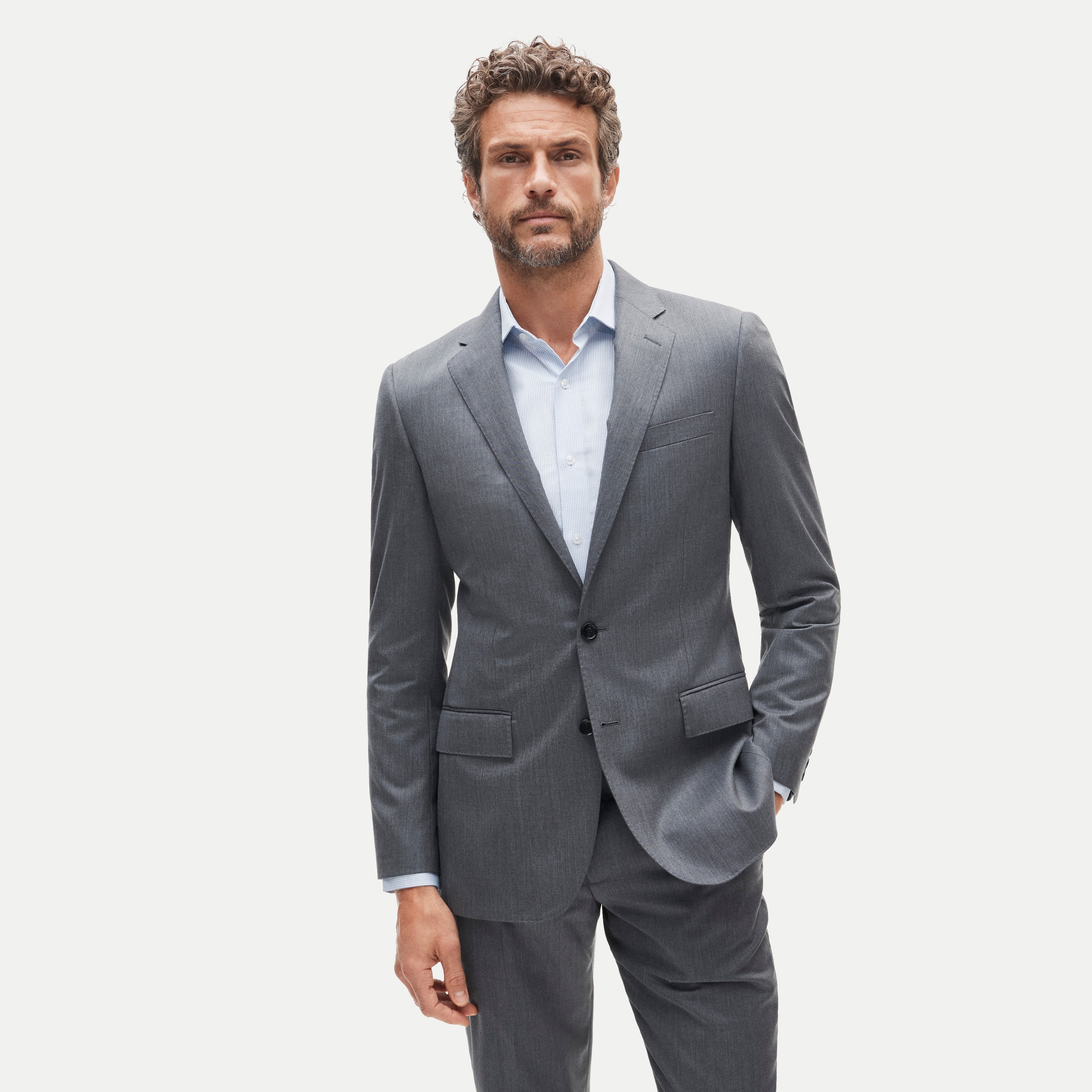 Ludlow Slim-fit suit jacket in Italian wool