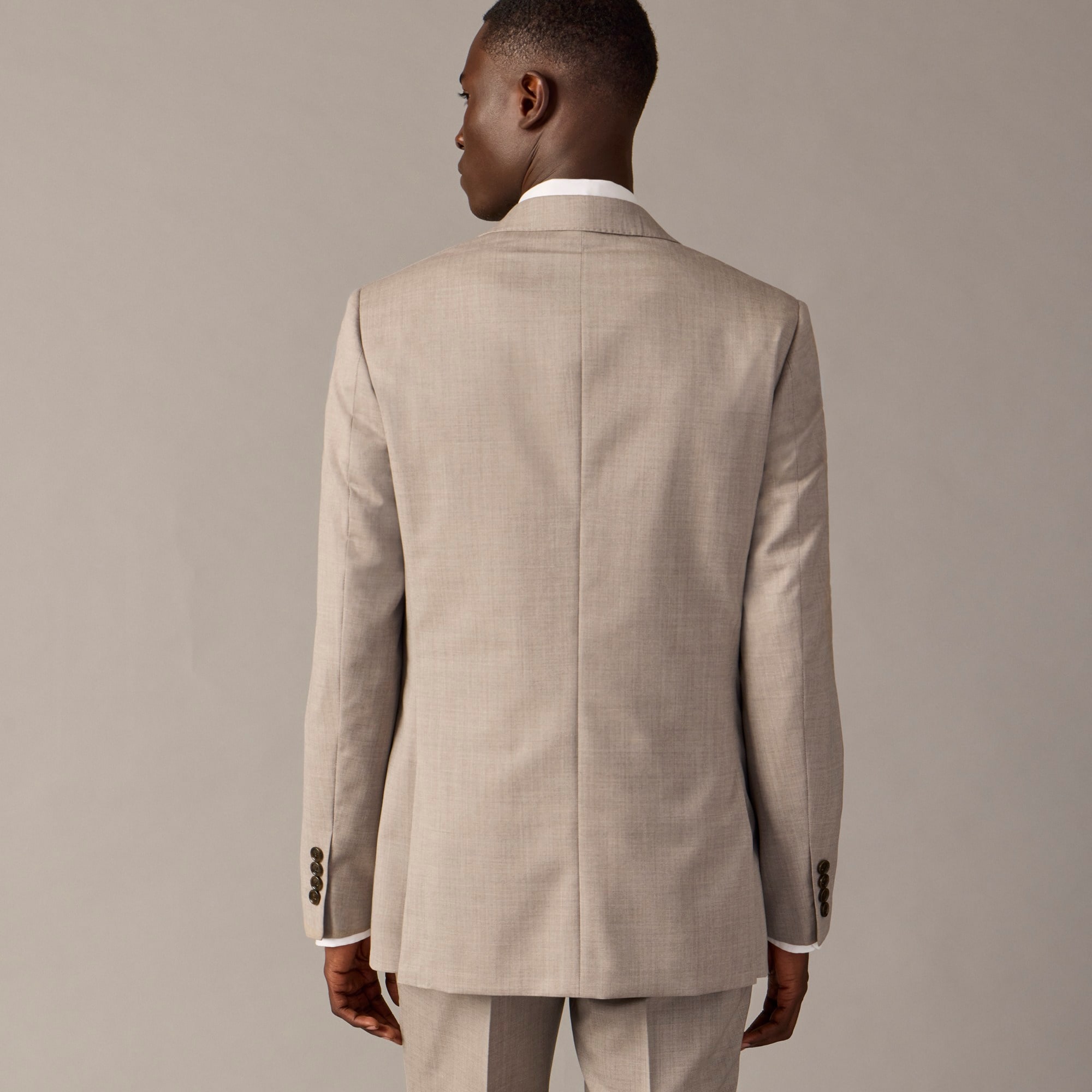 Ludlow Slim-fit suit jacket with double vent in Italian wool