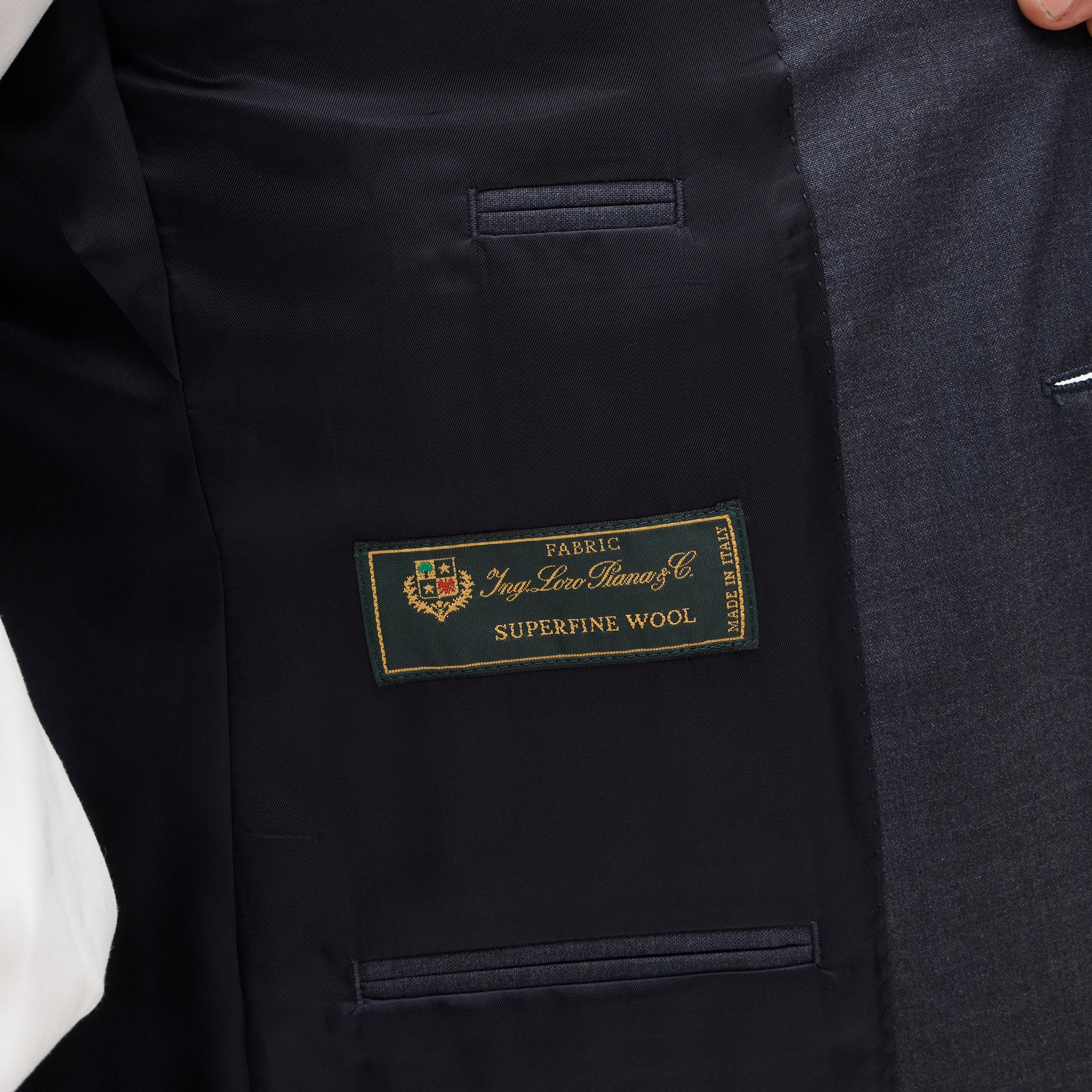 Ludlow Slim-fit suit jacket in Italian wool