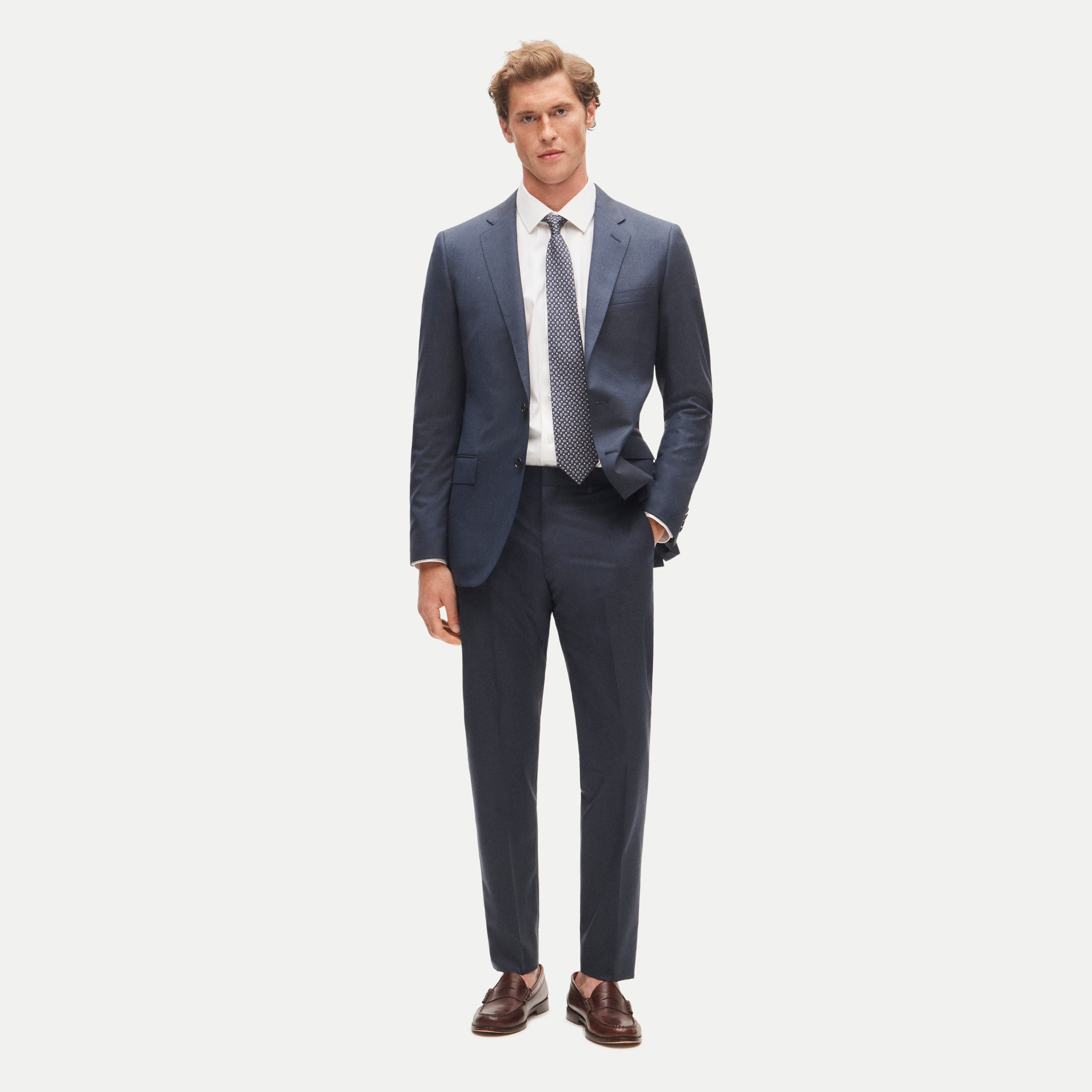 Ludlow Slim-fit suit jacket in Italian wool