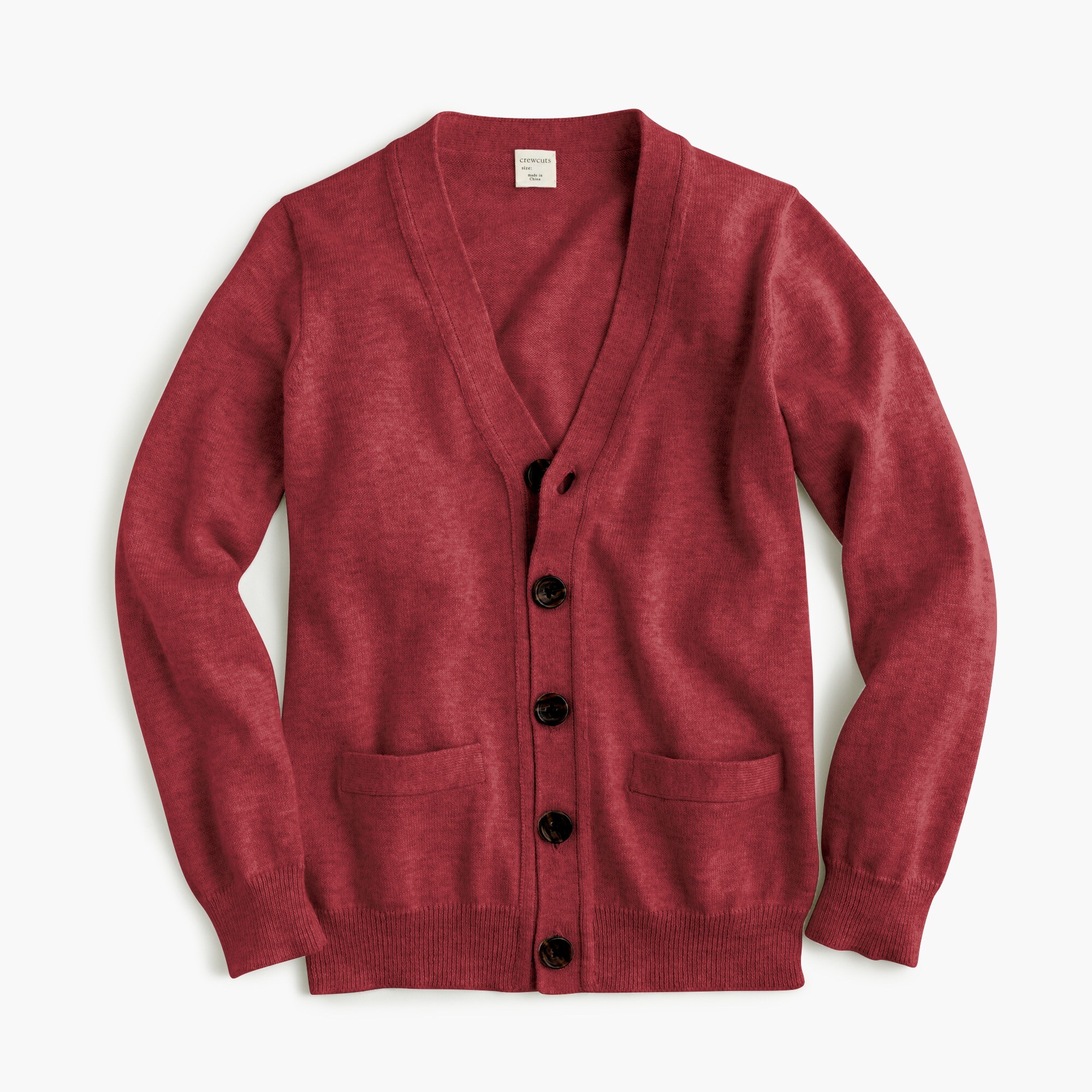 Boys' cotton-cashmere cardigan sweater