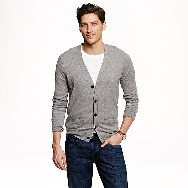 Cotton-Cashmere Cardigan Sweater : Men's Sweaters | J.Crew