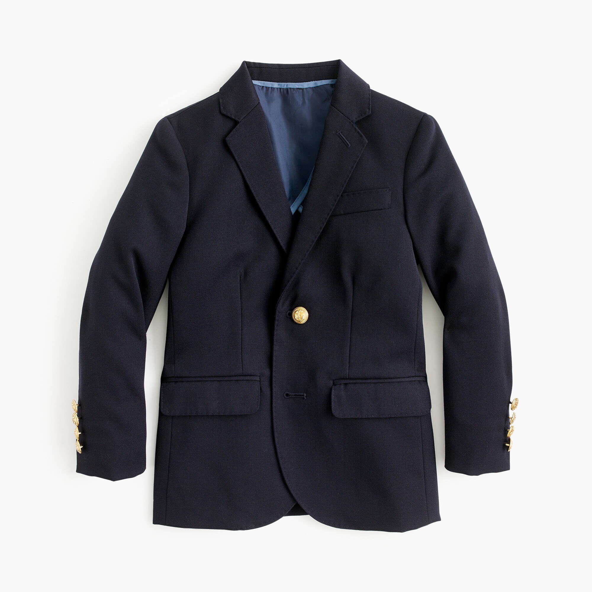 Boys' Ludlow two-button blazer in navy wool