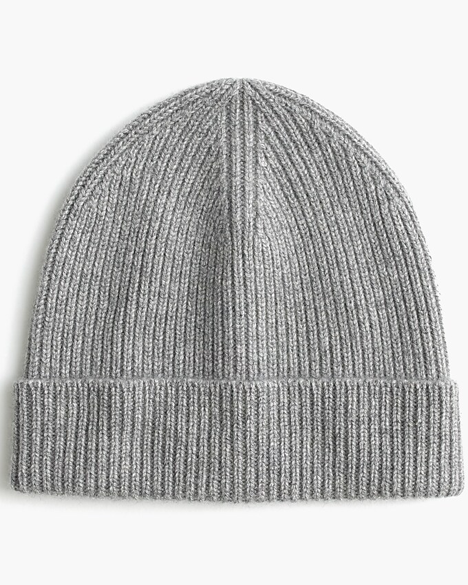 j.crew: cashmere hat for men, right side, view zoomed