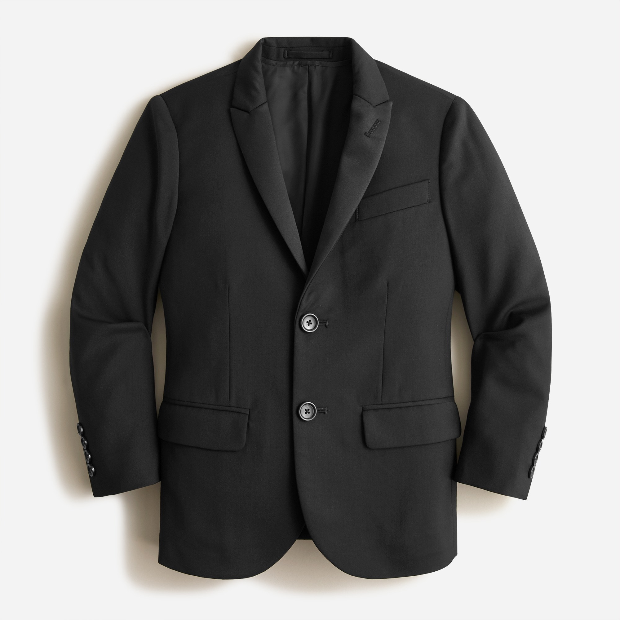  Boys' Ludlow peak-lapel tuxedo jacket in Italian wool