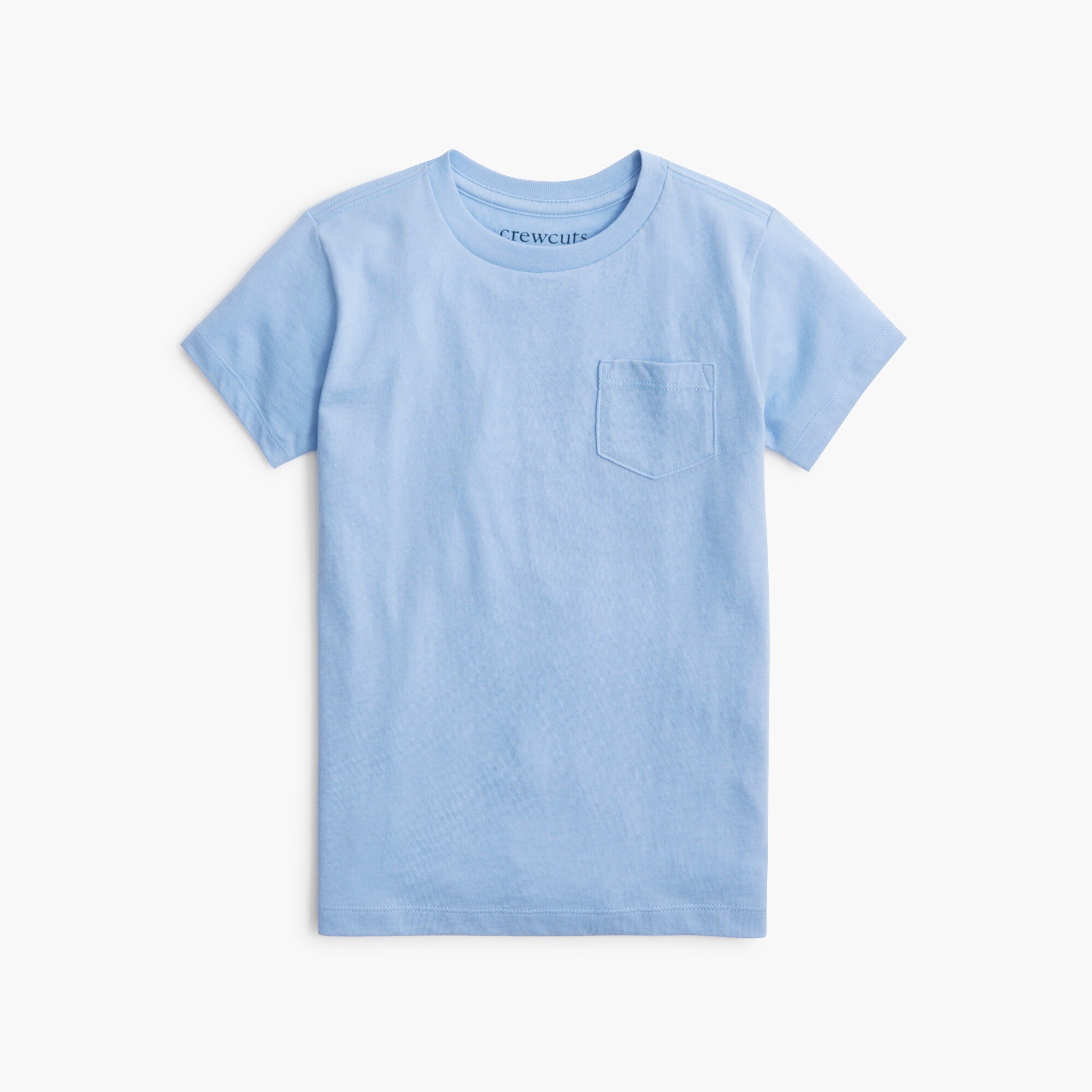  Kids' short-sleeve jersey pocket tee