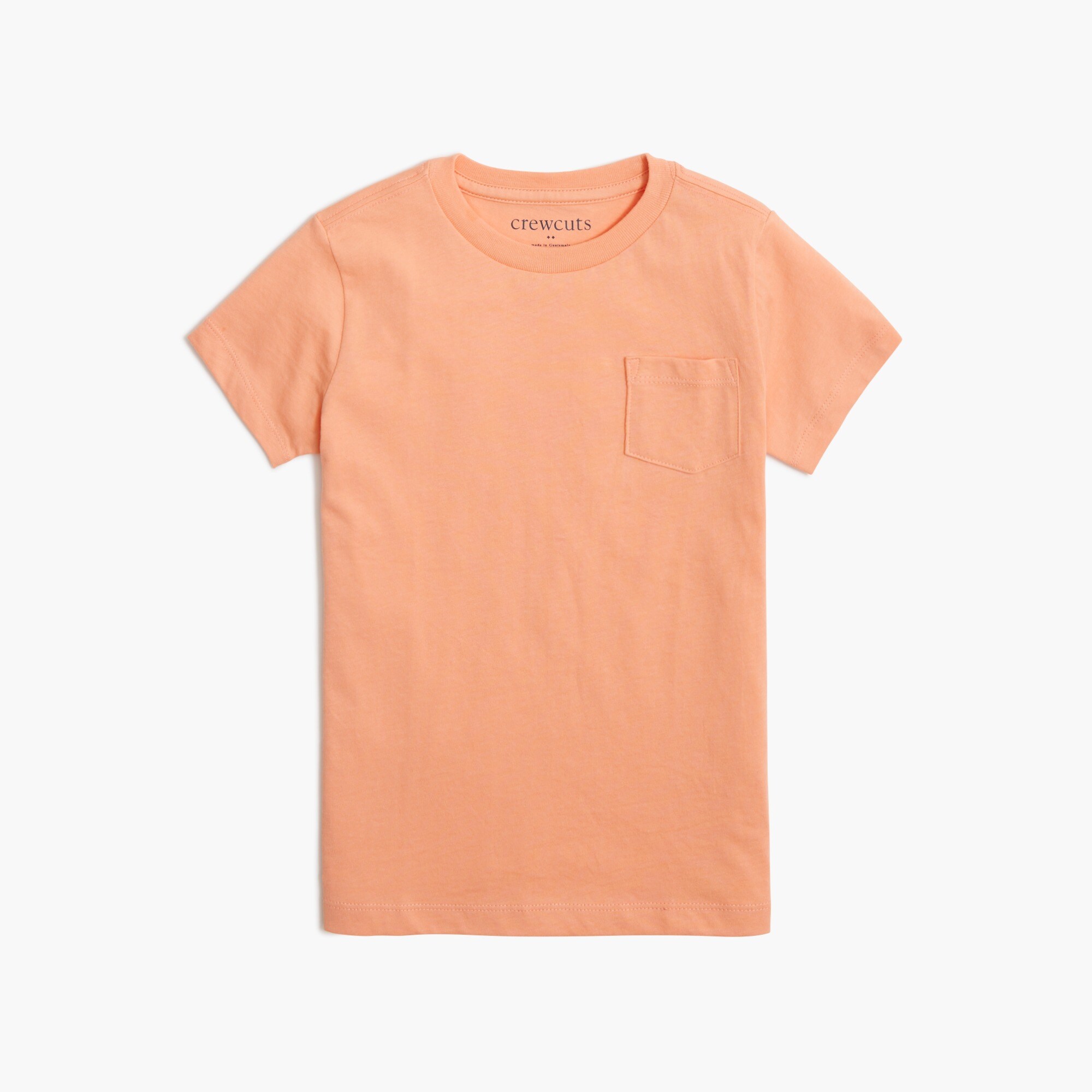  Kids' short-sleeve jersey pocket tee