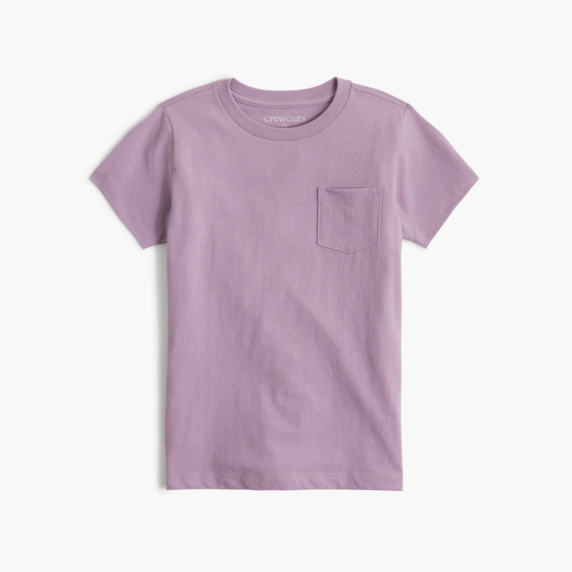  Kids' short-sleeve jersey pocket tee