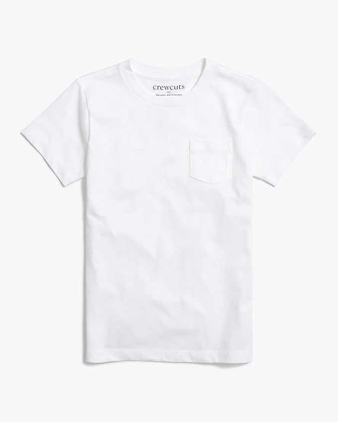 factory: kids' short-sleeve jersey pocket tee for boys, right side, view zoomed