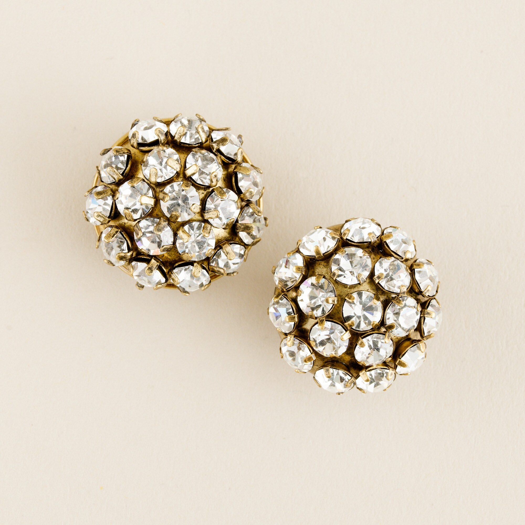 Crystal pebble earrings J.Crew