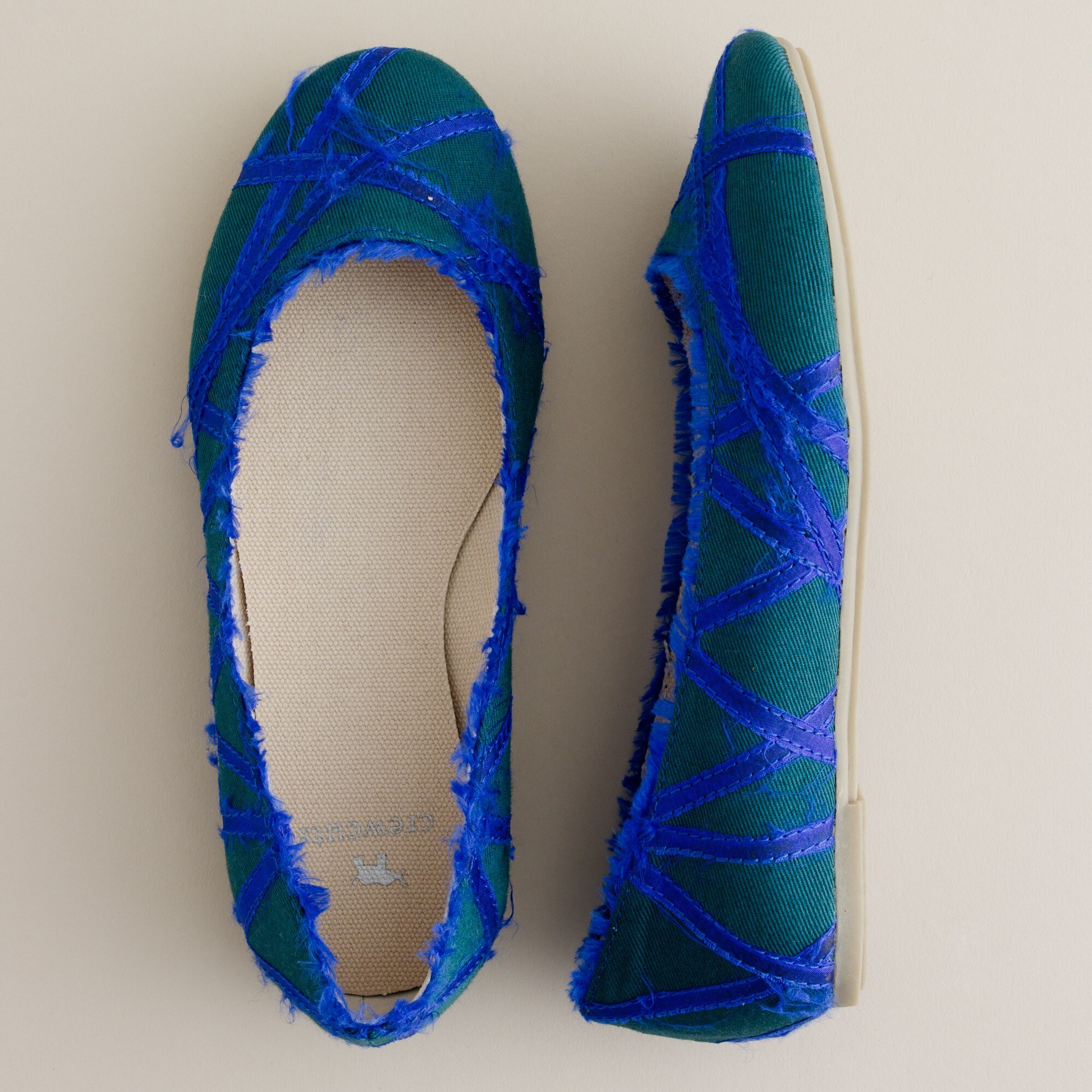 Girls' tattered ribbon ballet flats Girl ballet flats & loafers J.Crew